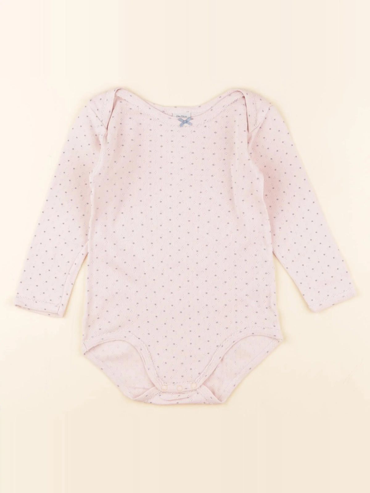 Petit Bateau - body rose - 24 mois