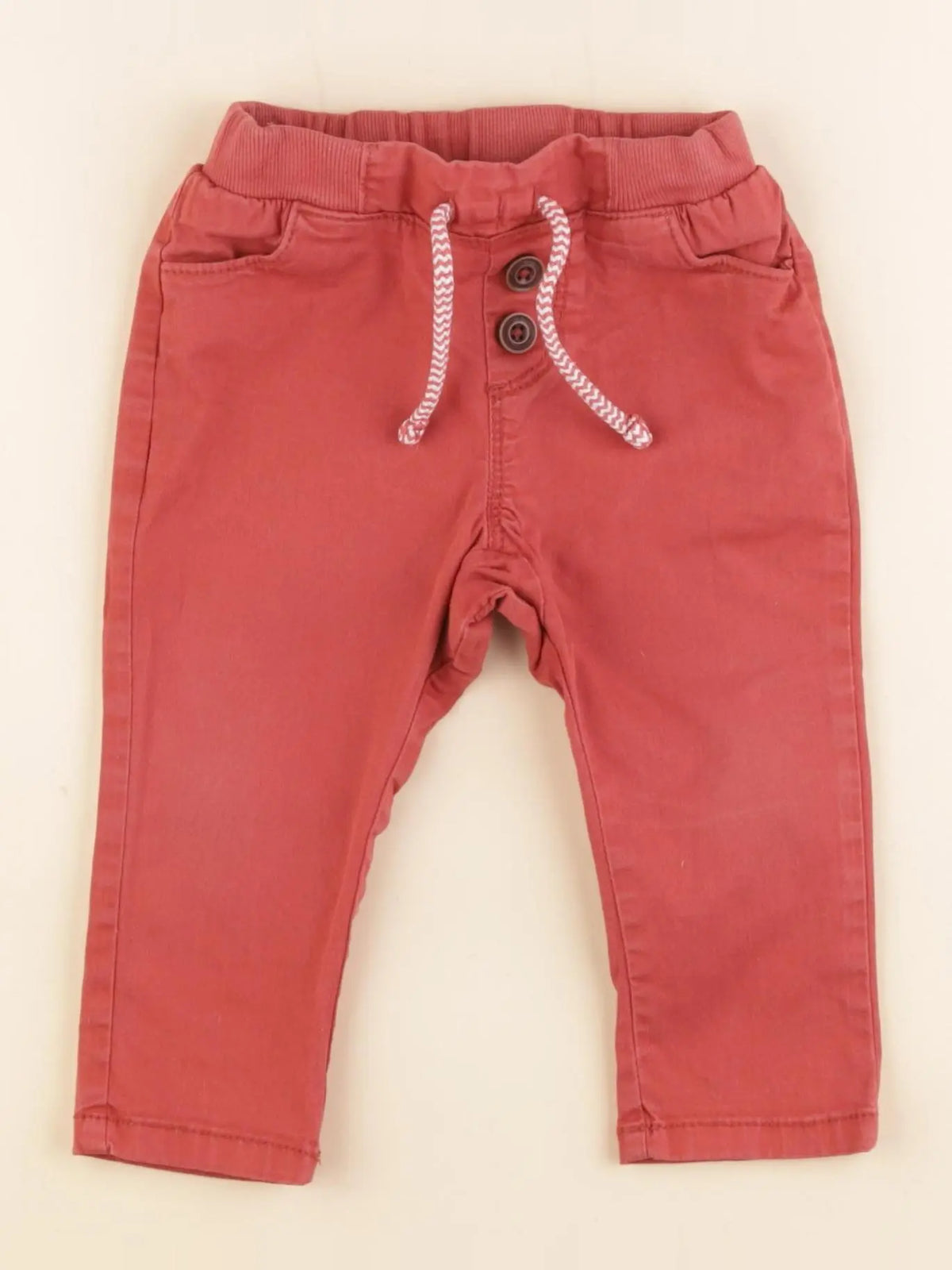 Tape à l'oeil - pantalon orange - 12 mois
