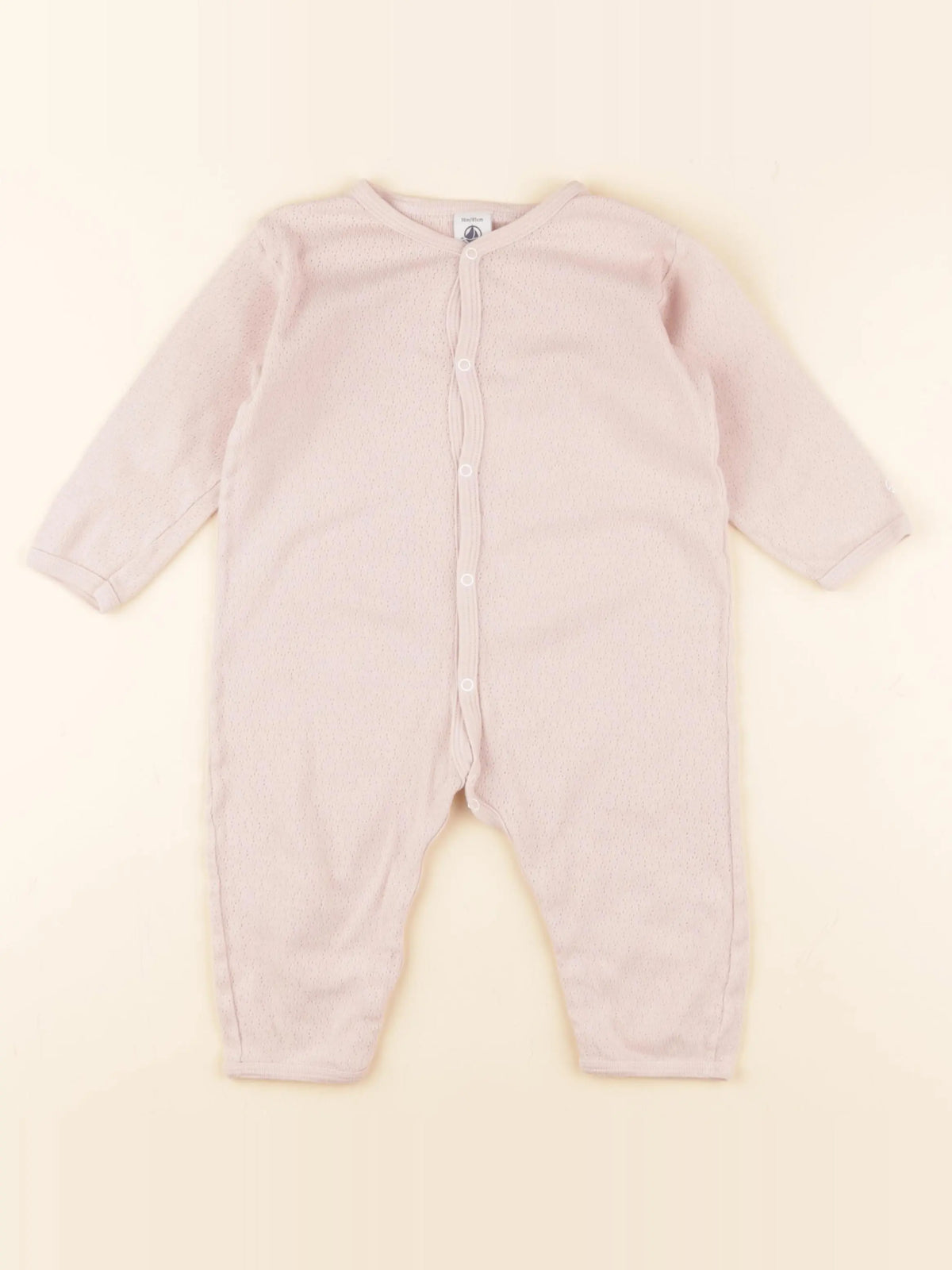 Petit Bateau - pyjama coton rose - 18 mois