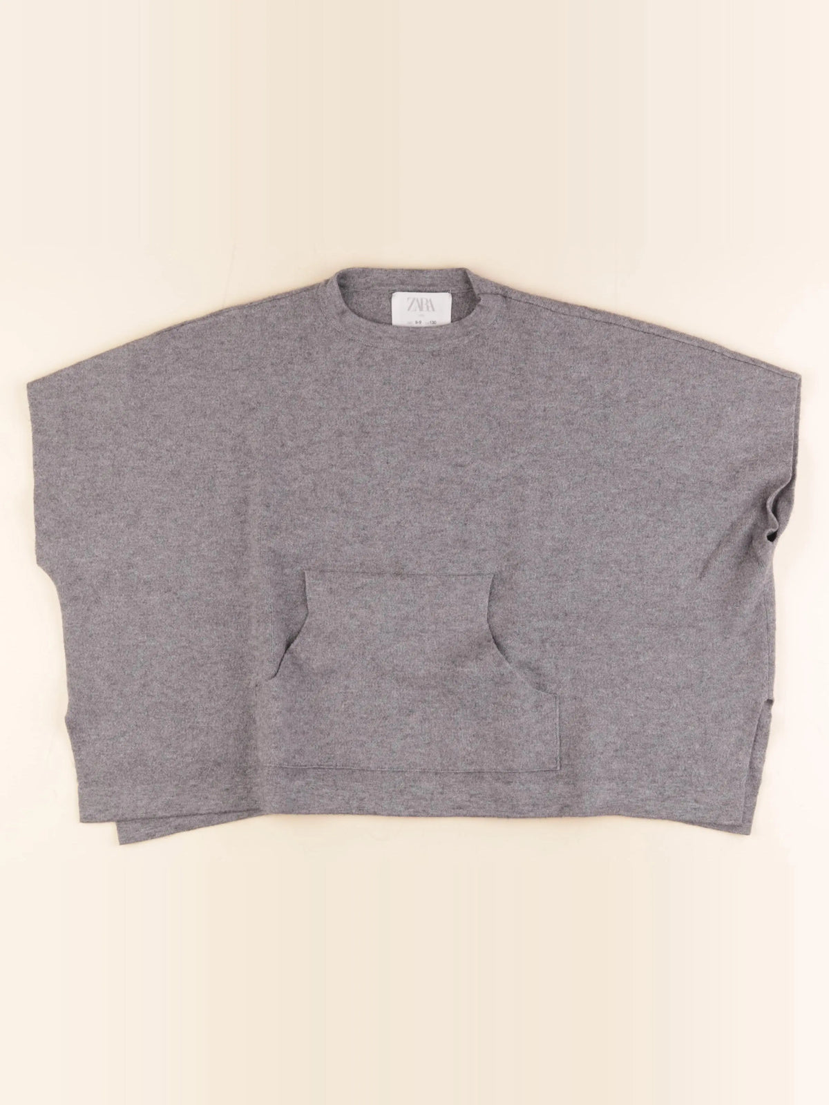 Zara - pull gris - 8/9 ans