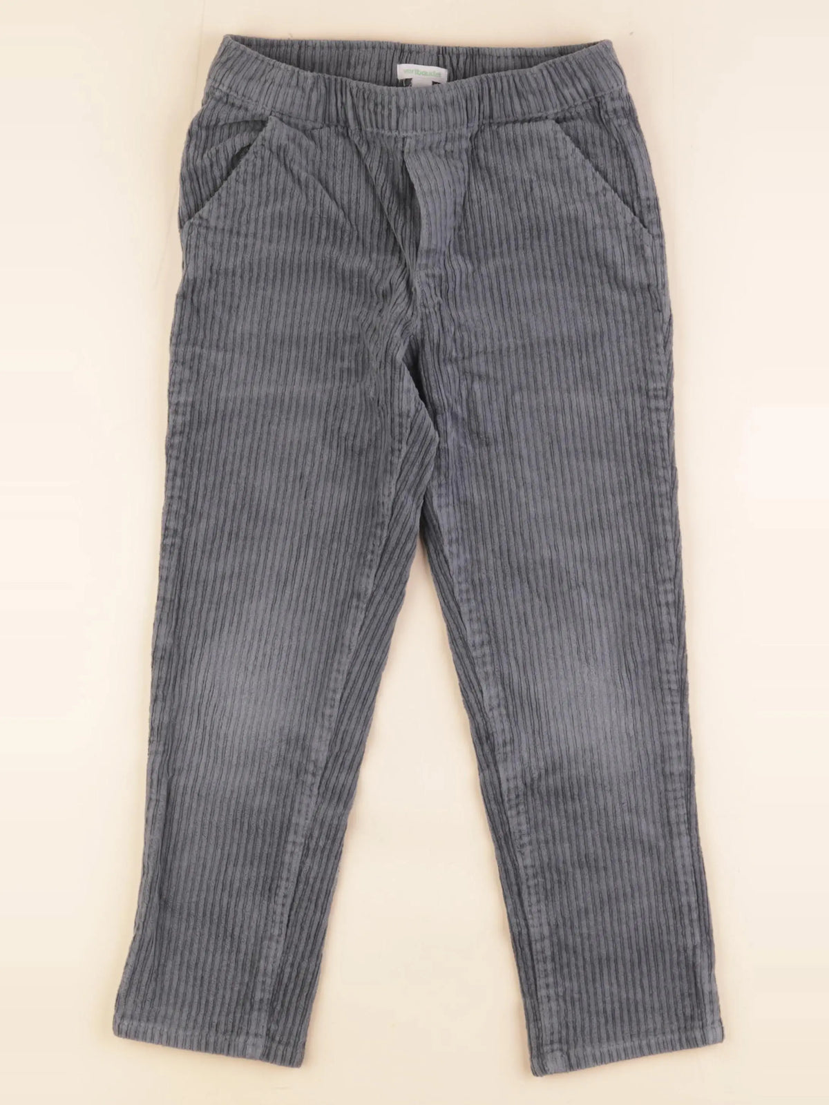 Vertbaudet - pantalon vert - 7 ans