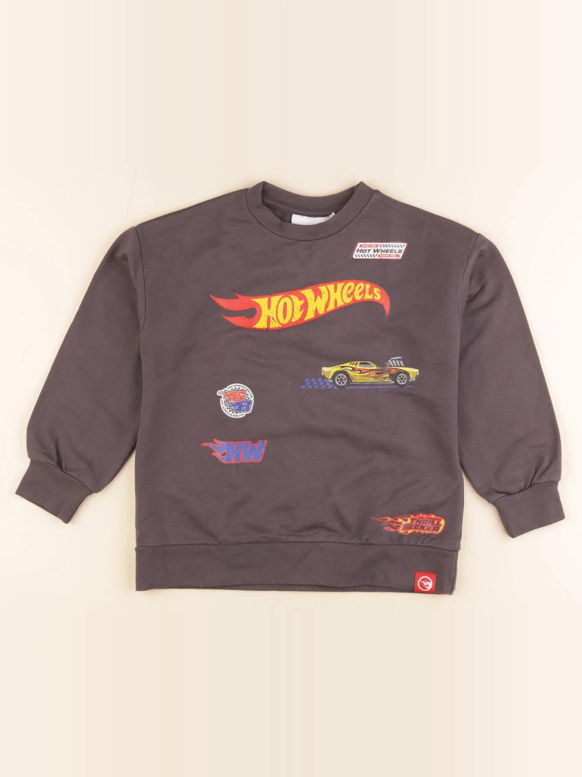 Vertbaudet - sweat gris - 8 ans