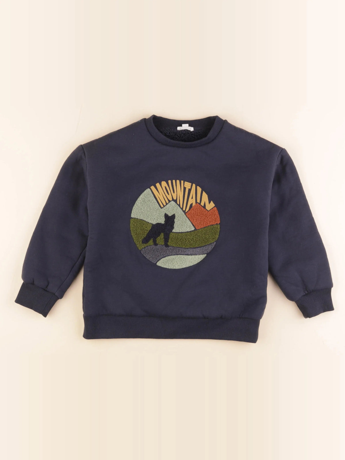 Vertbaudet - sweat bleu - 8 ans