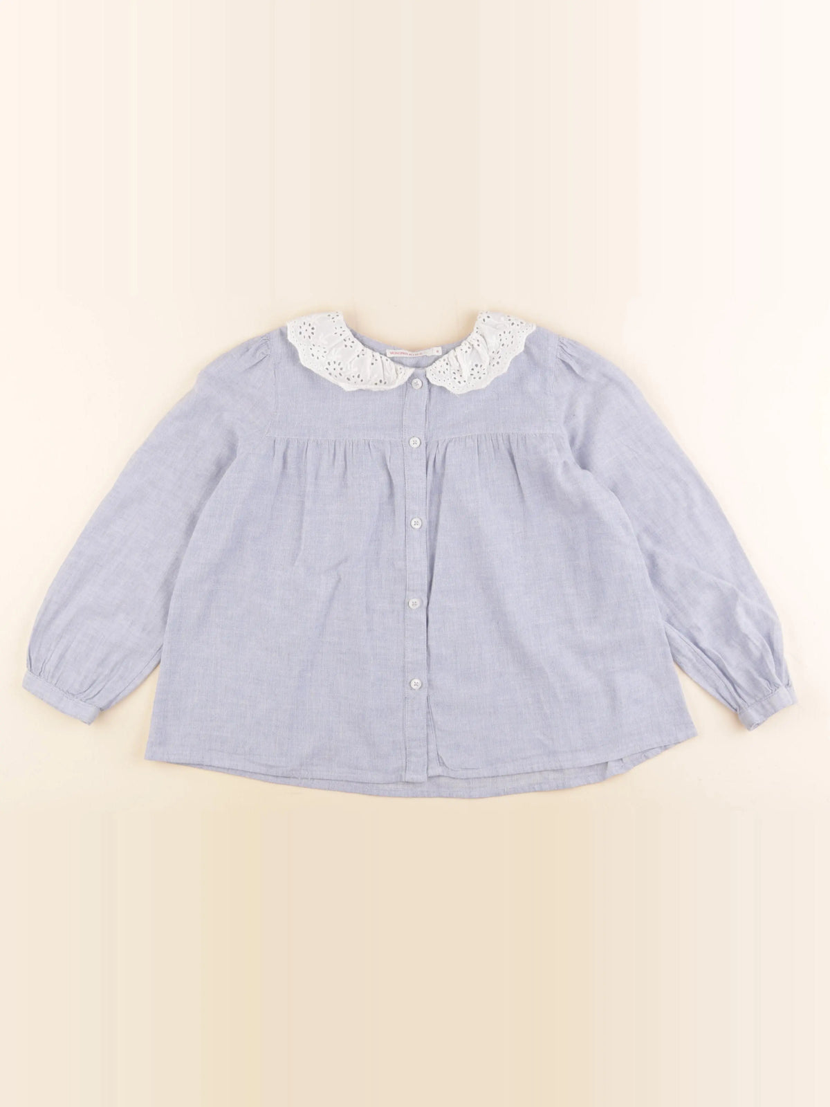 Monoprix - blouse bleu - 10 ans