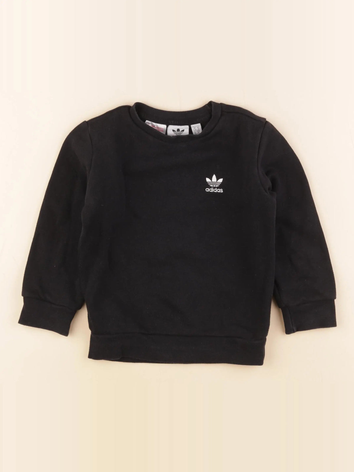 Adidas - sweat noir - 2/3 ans