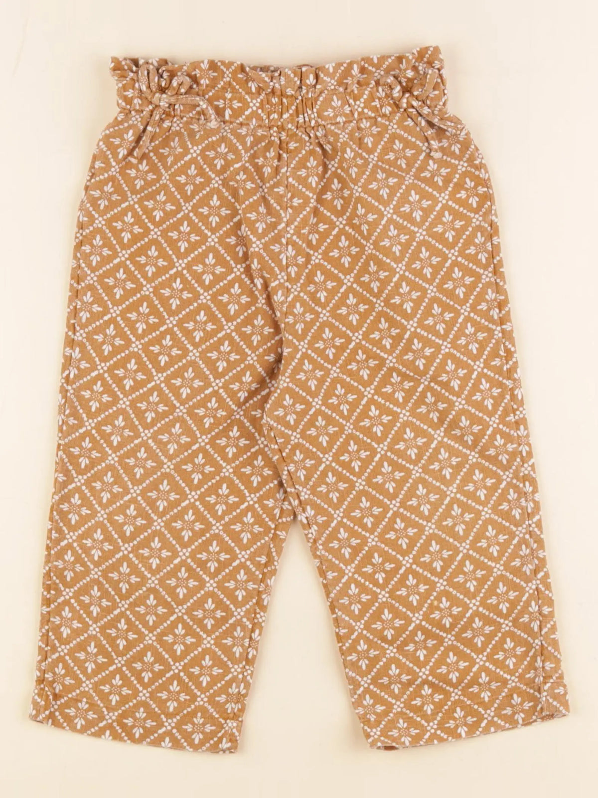 Vertbaudet - pantalon marron - 2 ans