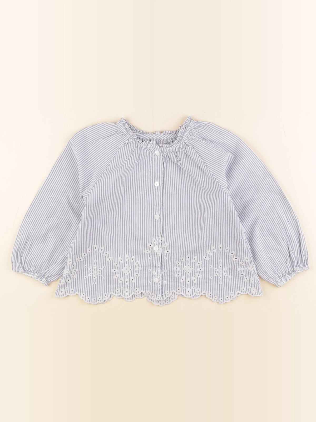 Zara - blouse bleu - 3 ans