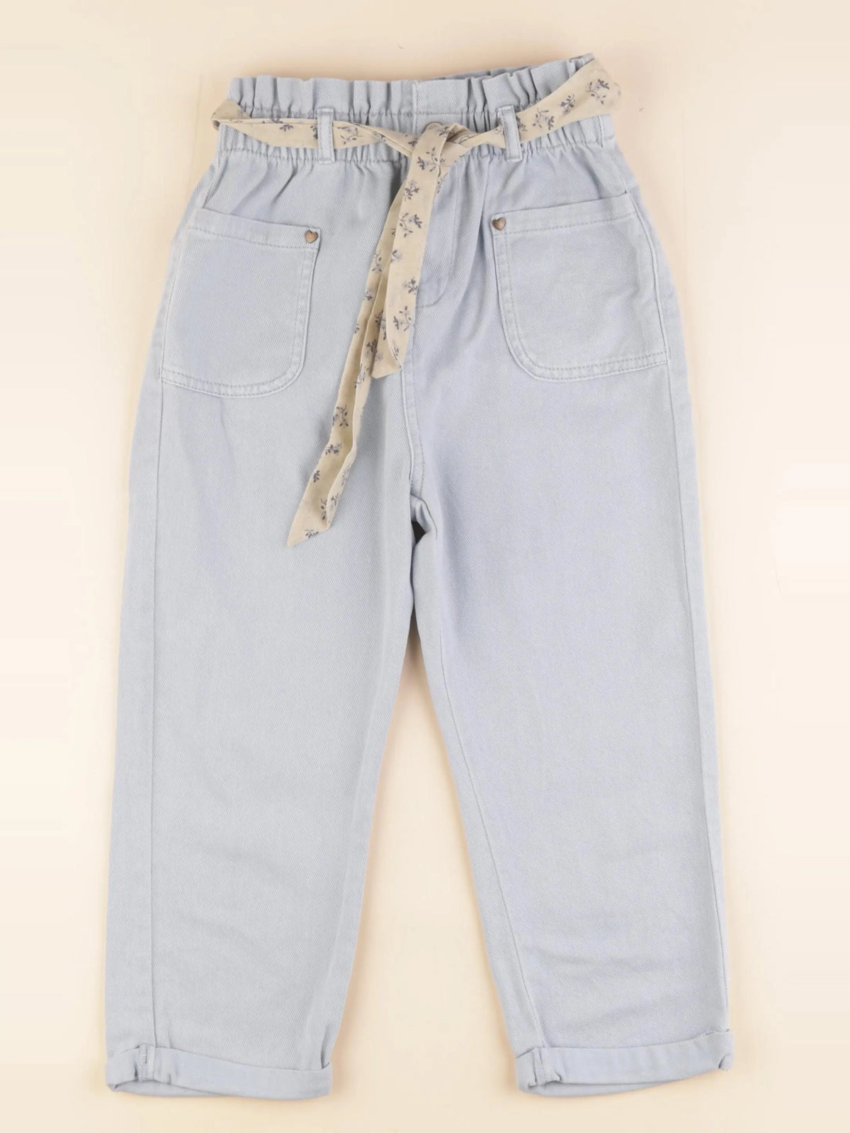 Vertbaudet - pantalon bleu - 9 ans