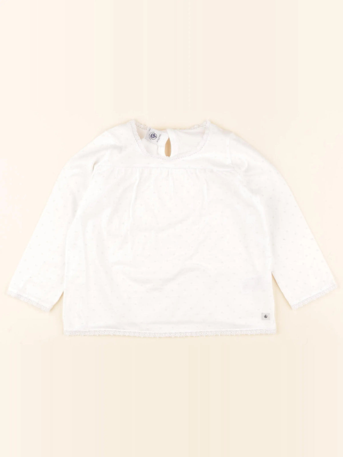 Petit Bateau - tee-shirt blanc - 3 ans