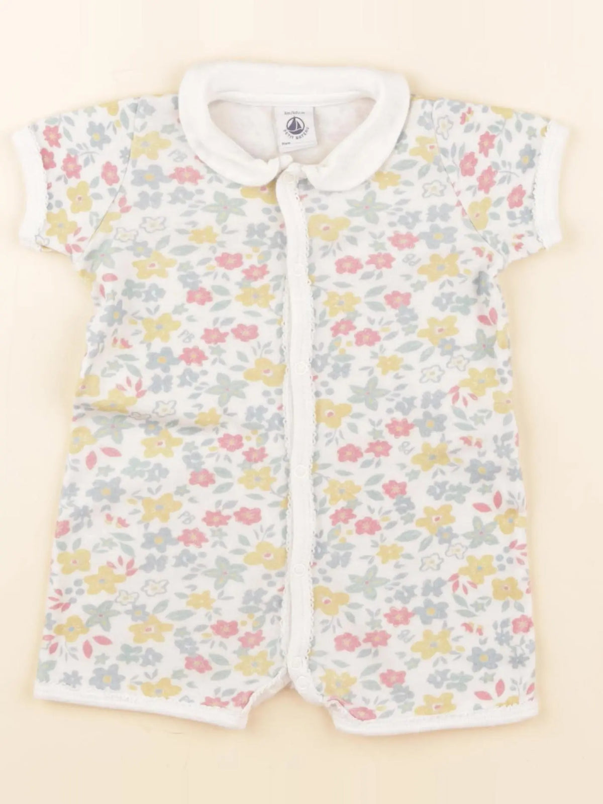 Petit Bateau - pyjama coton multicolore - 3 mois