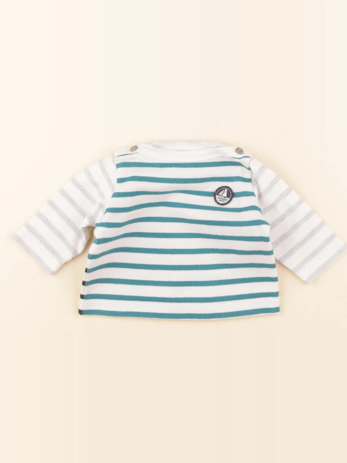 Petit Bateau - pull multicolore - 3 mois
