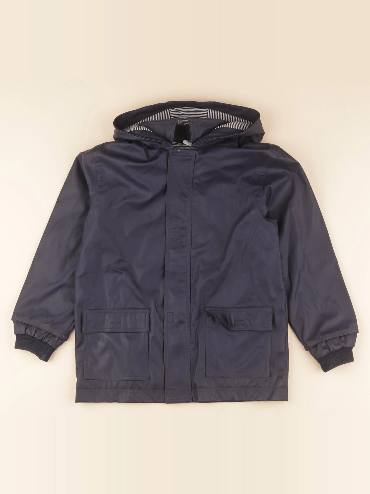 Petit Bateau - imperméable bleu - 8 ans