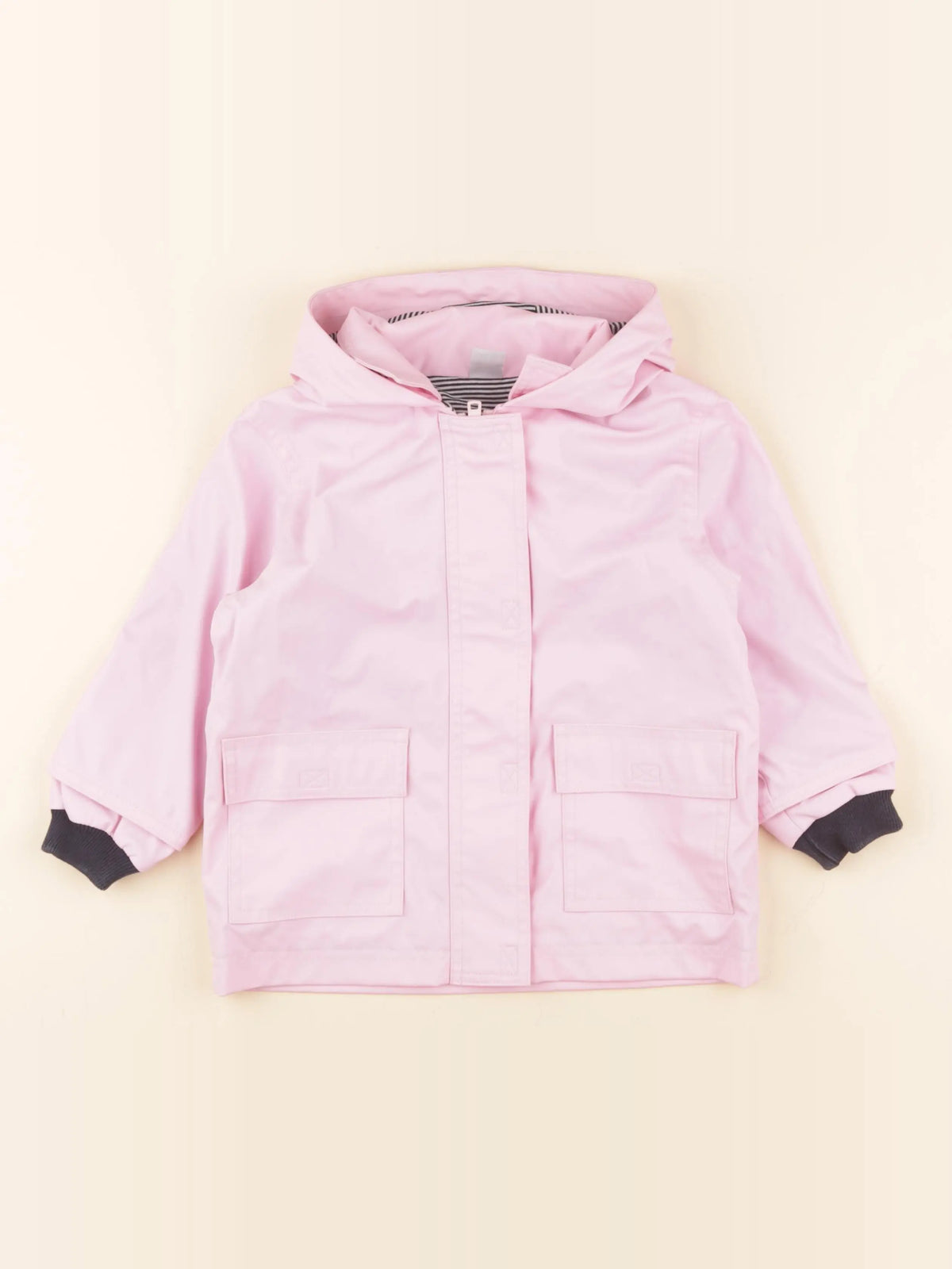 Petit Bateau - imperméable rose - 24 mois