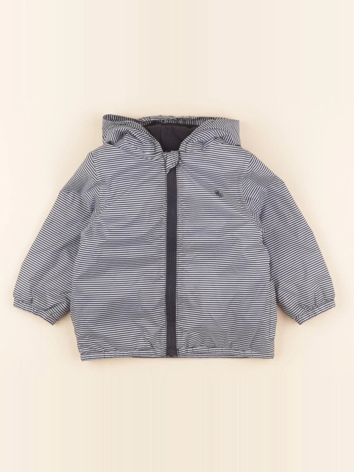 Petit Bateau - imperméable bleu - 18 mois