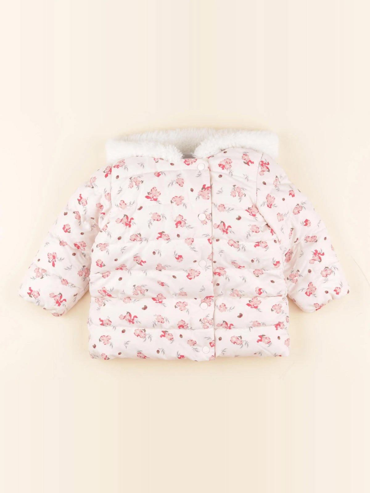 Petit Bateau - doudoune rose - 24 mois