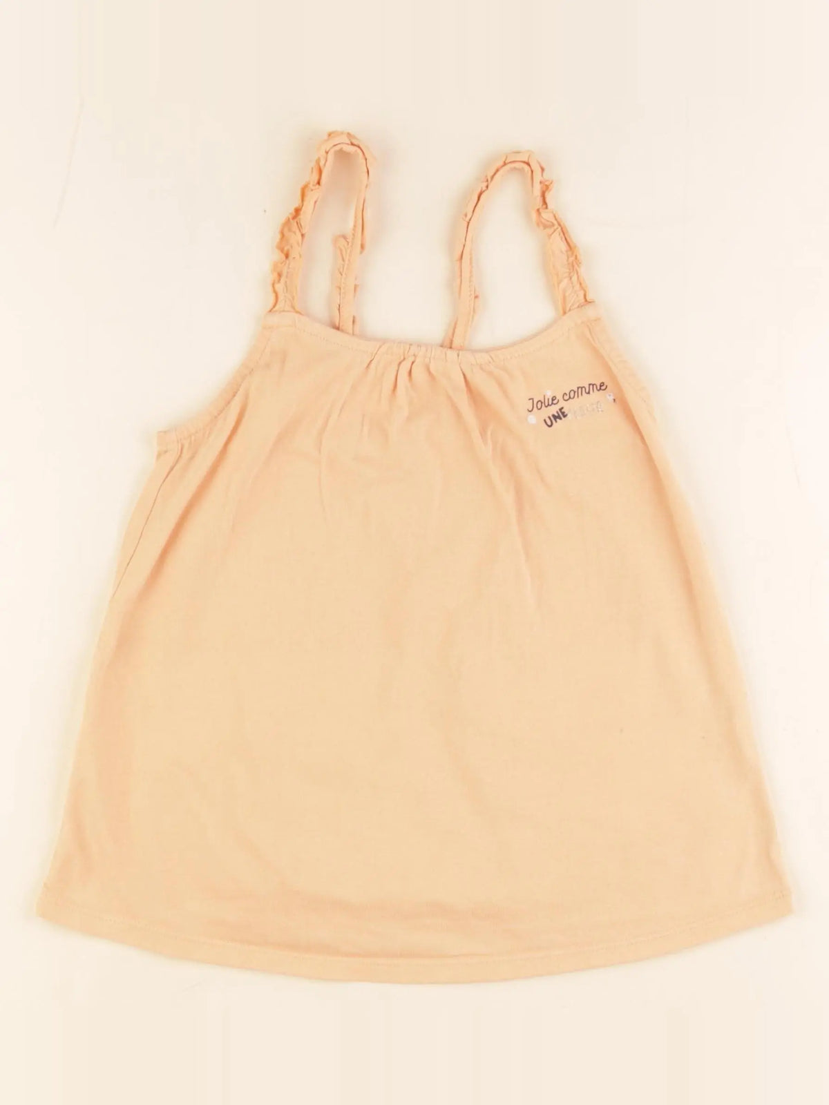 Vertbaudet - tee-shirt orange - 8 ans