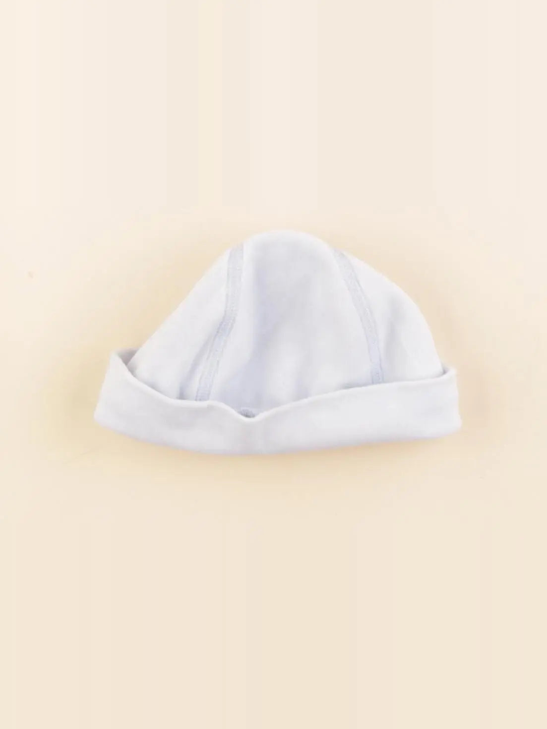 Petit Bateau - bonnet de naissance bleu - 3 mois