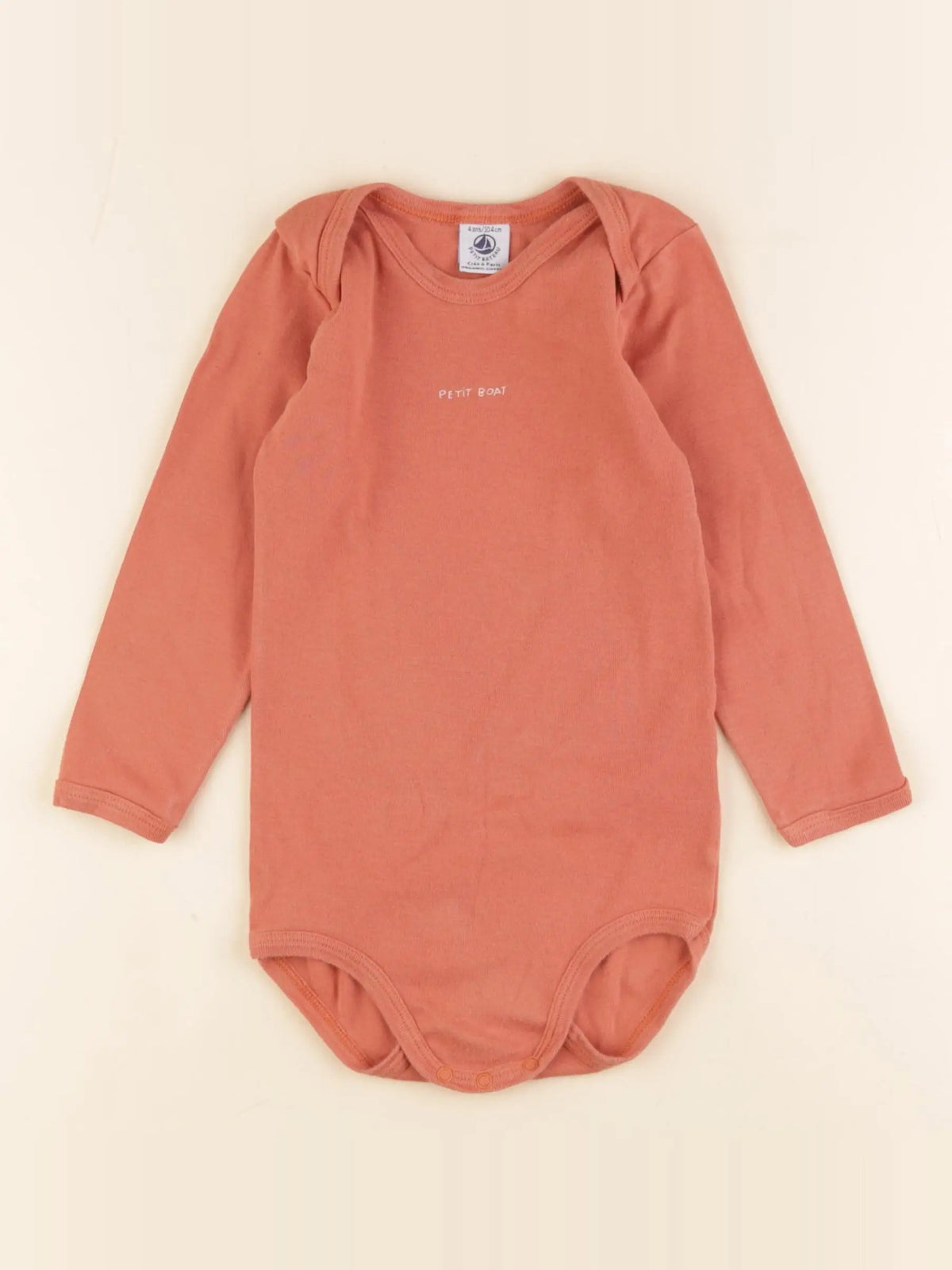 Petit Bateau - body rose - 4 ans