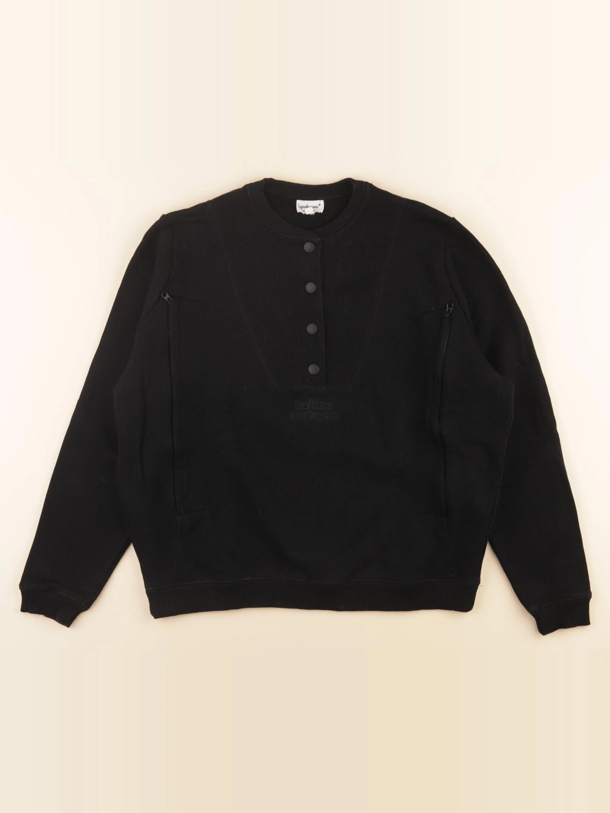 Tajine banane - sweat allaitement noir - 38 à 40