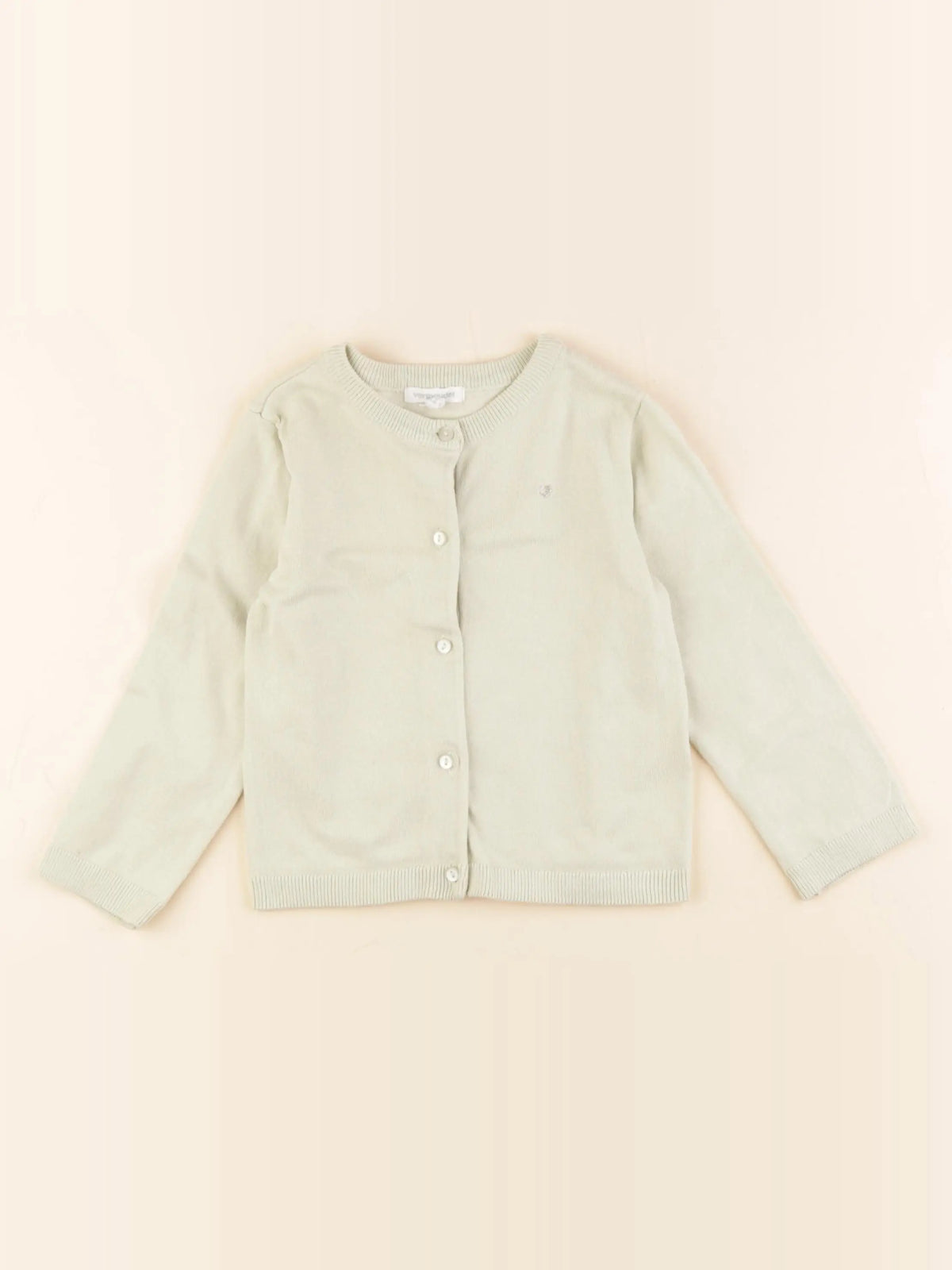 Vertbaudet - gilet vert - 3 ans