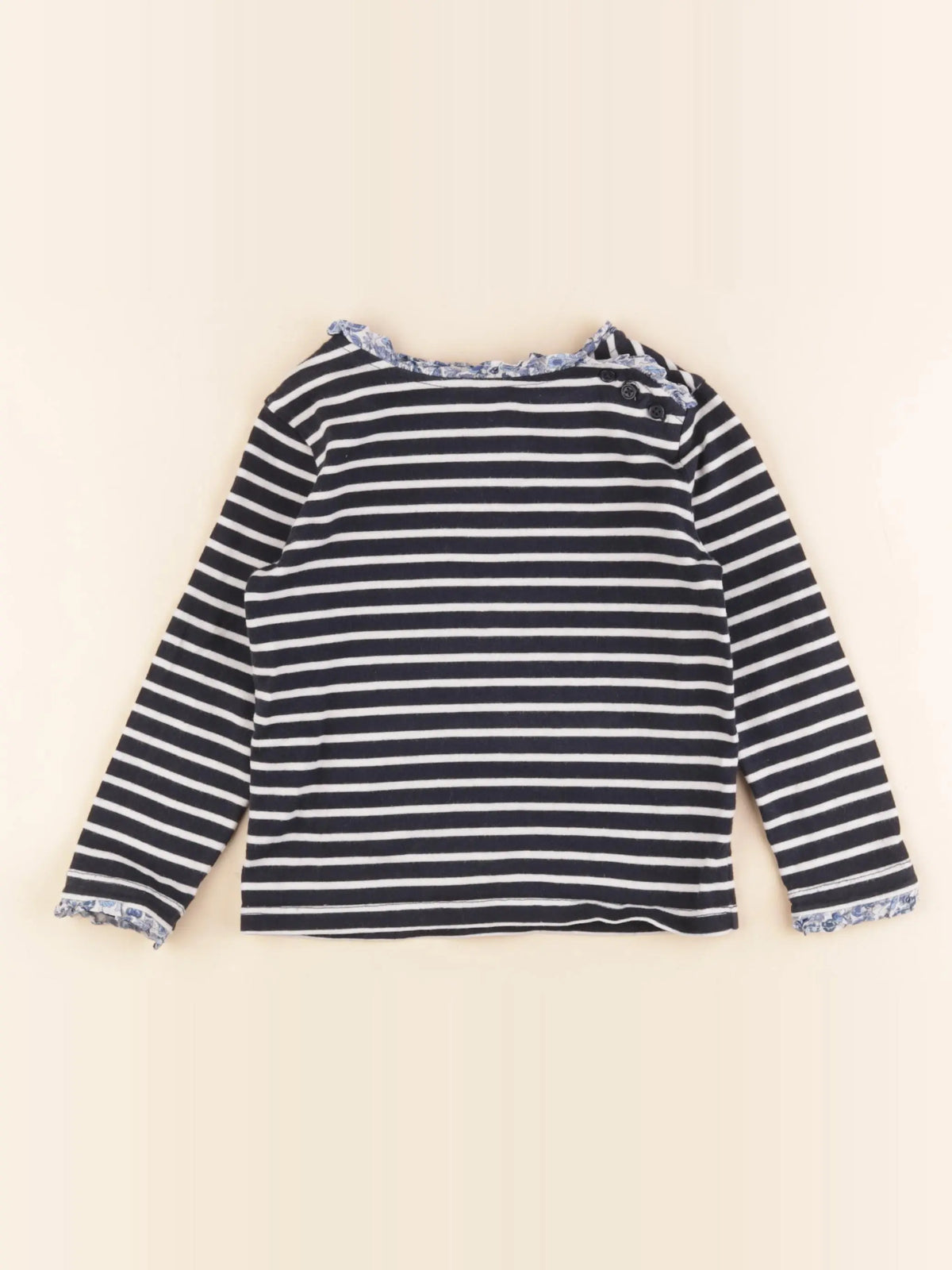 Cyrillus - tee-shirt bleu - 3 ans