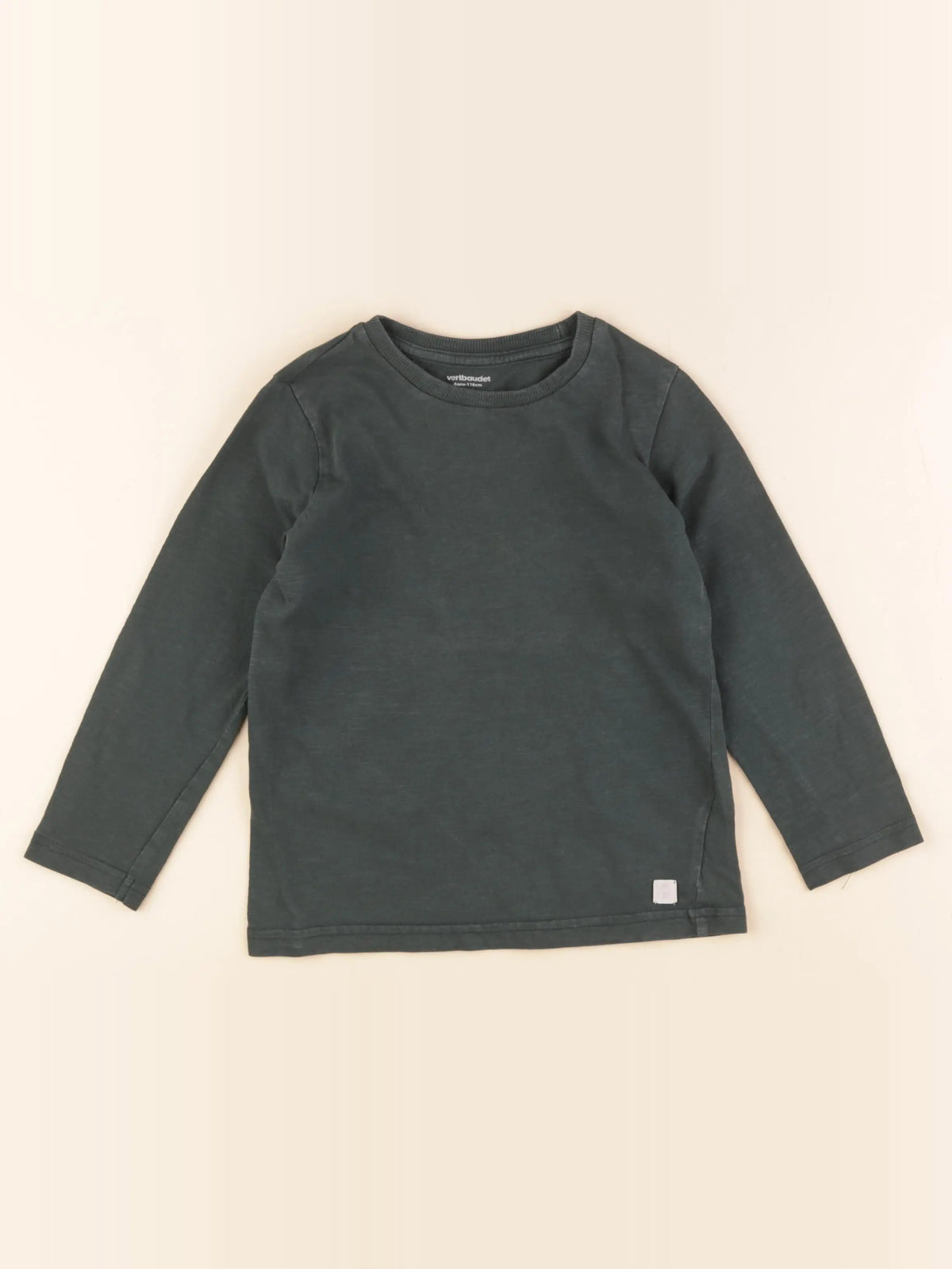 Vertbaudet - tee-shirt vert - 6 ans