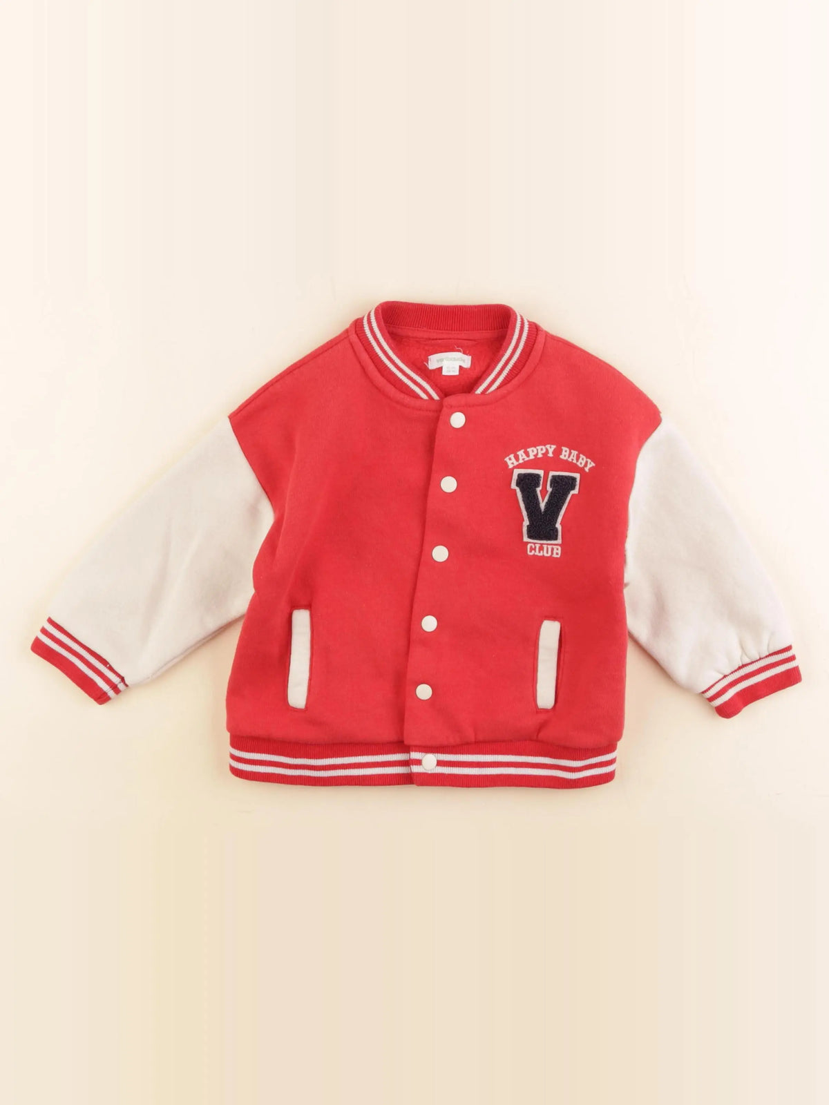 Vertbaudet - veste rouge - 24 mois