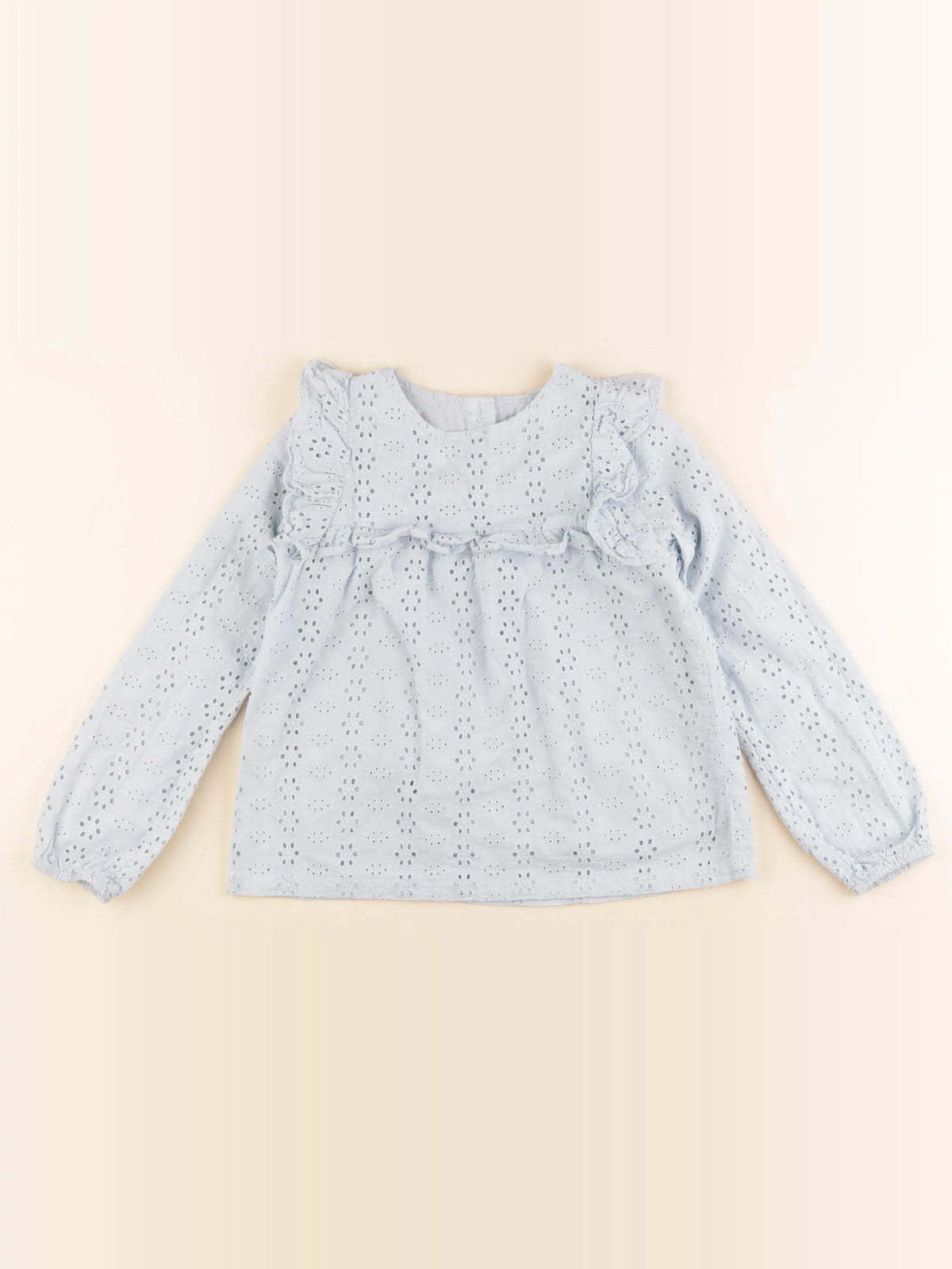 Vertbaudet - blouse bleu - 8 ans