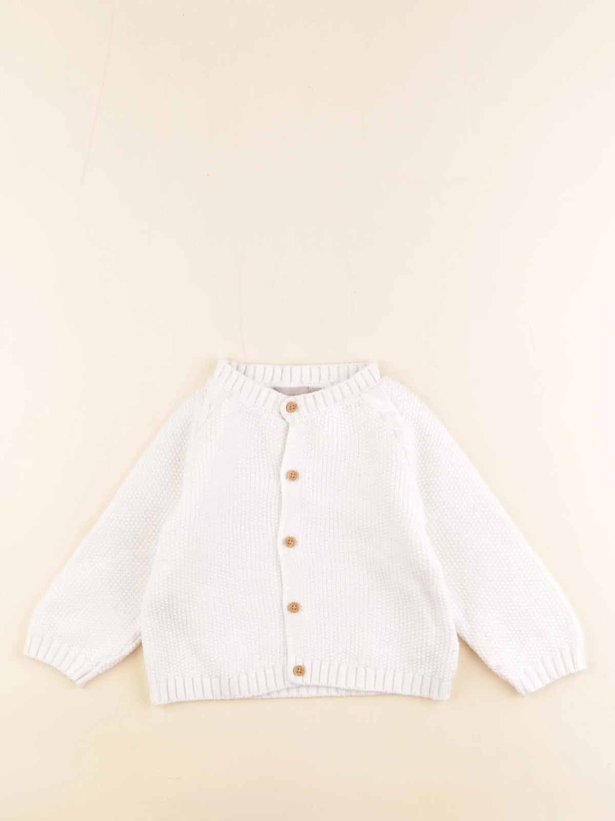 Boutchou - gilet blanc - 18 mois