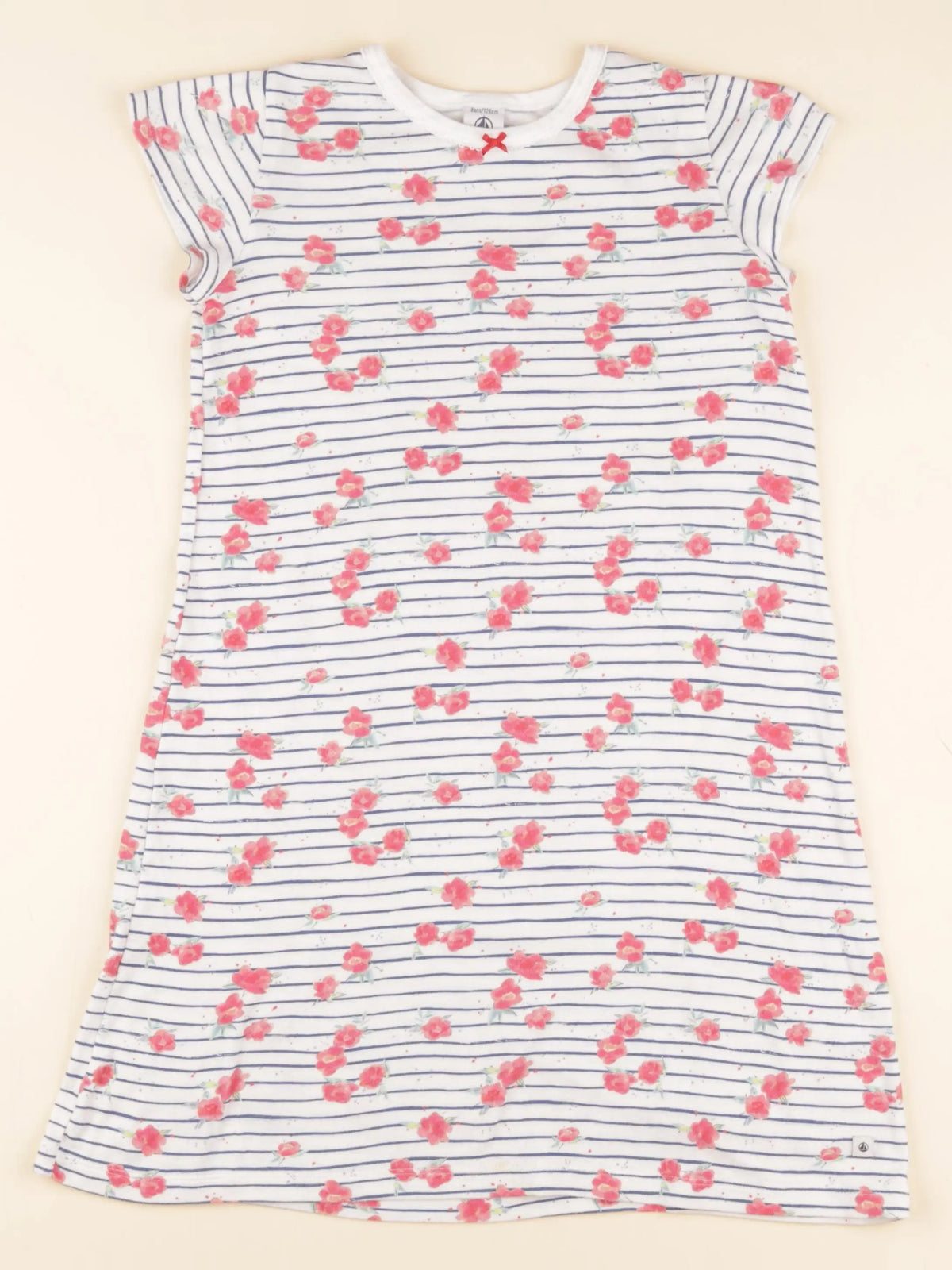 Petit Bateau - chemise de nuit coton multicolore - 8 ans