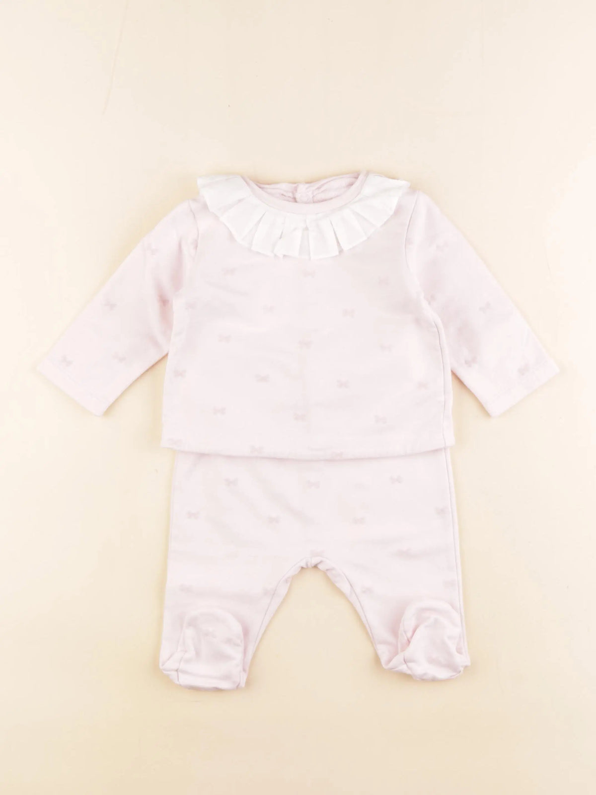 Jacadi - pyjama coton rose - 6 mois