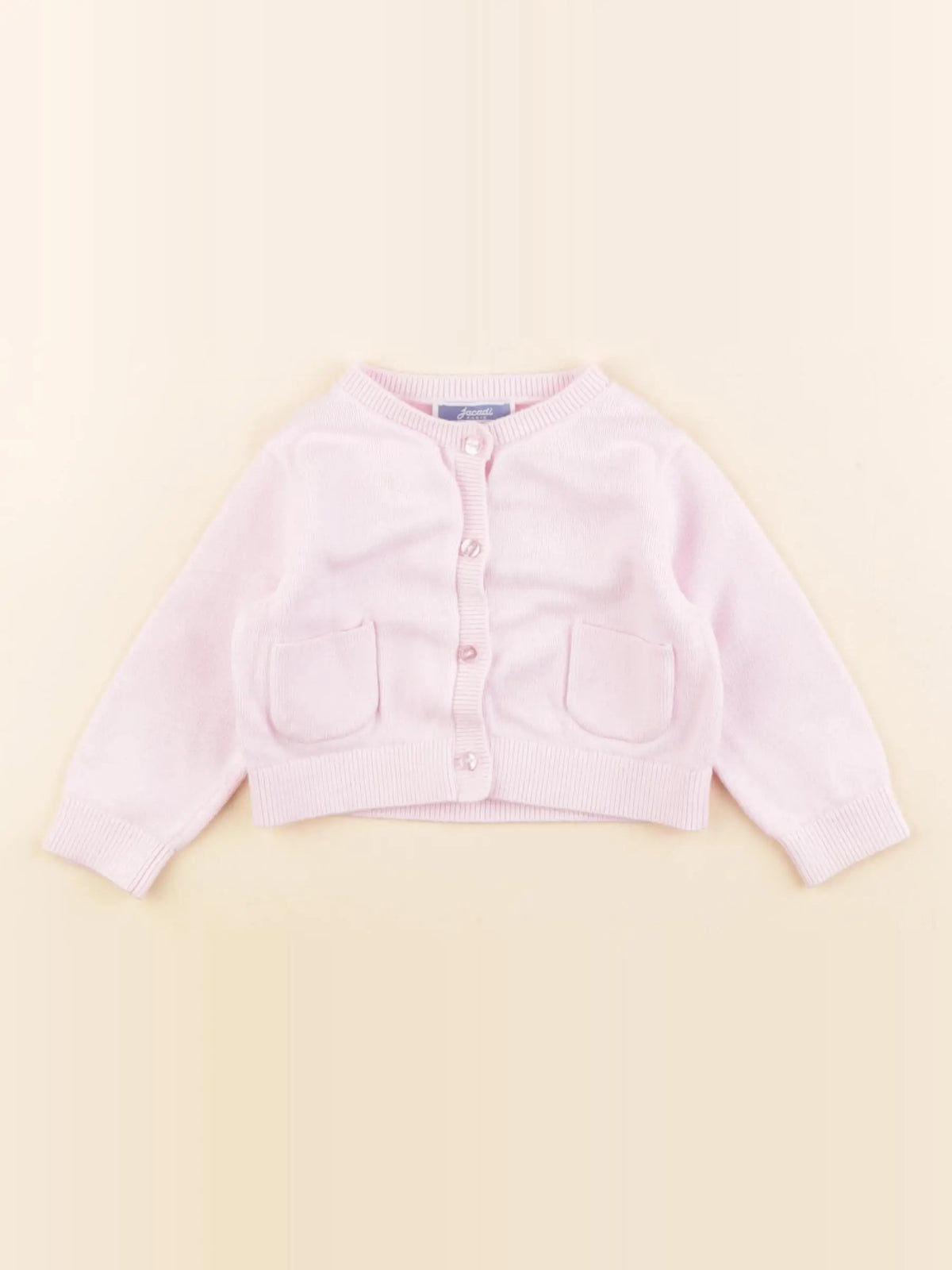 Jacadi - gilet rose - 6 mois