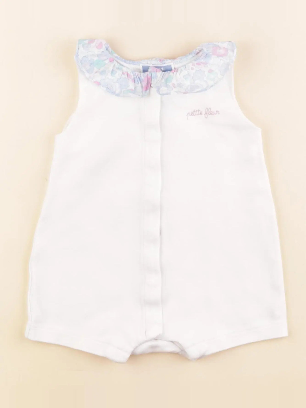 Jacadi - combinaison blanc - 6 mois