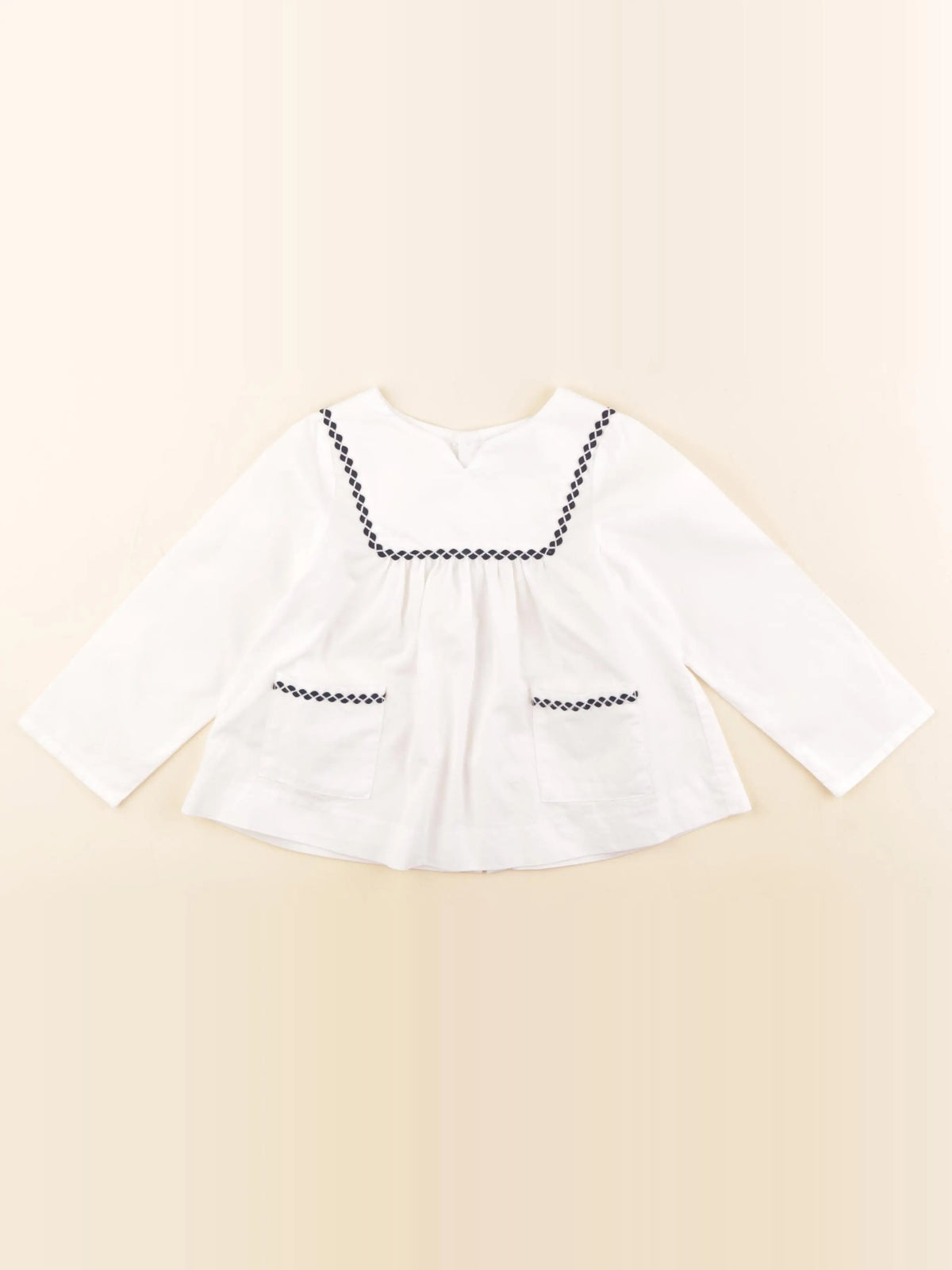 Jacadi - blouse blanc - 24 mois