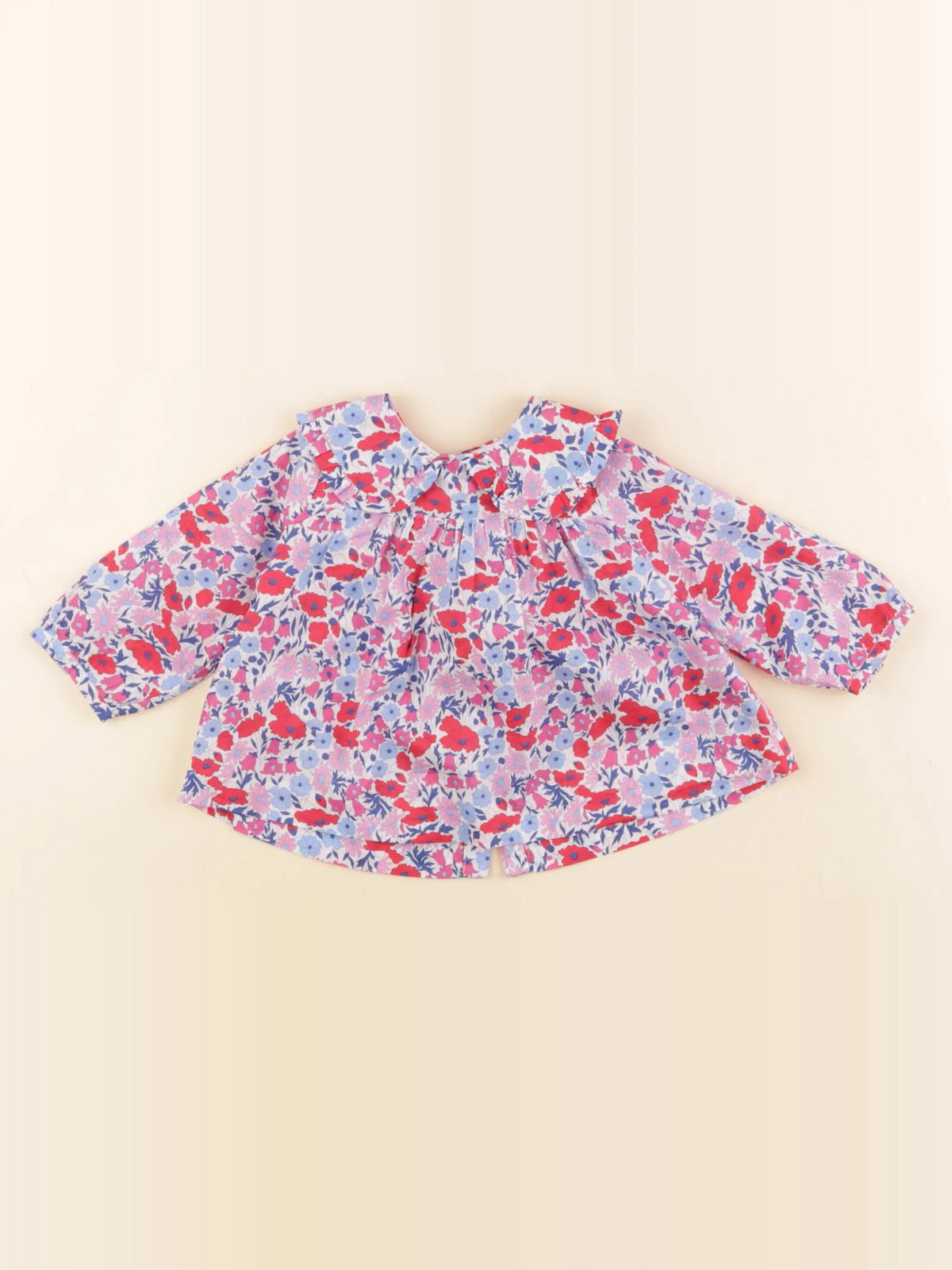 Jacadi - blouse liberty multicolore - 6 mois