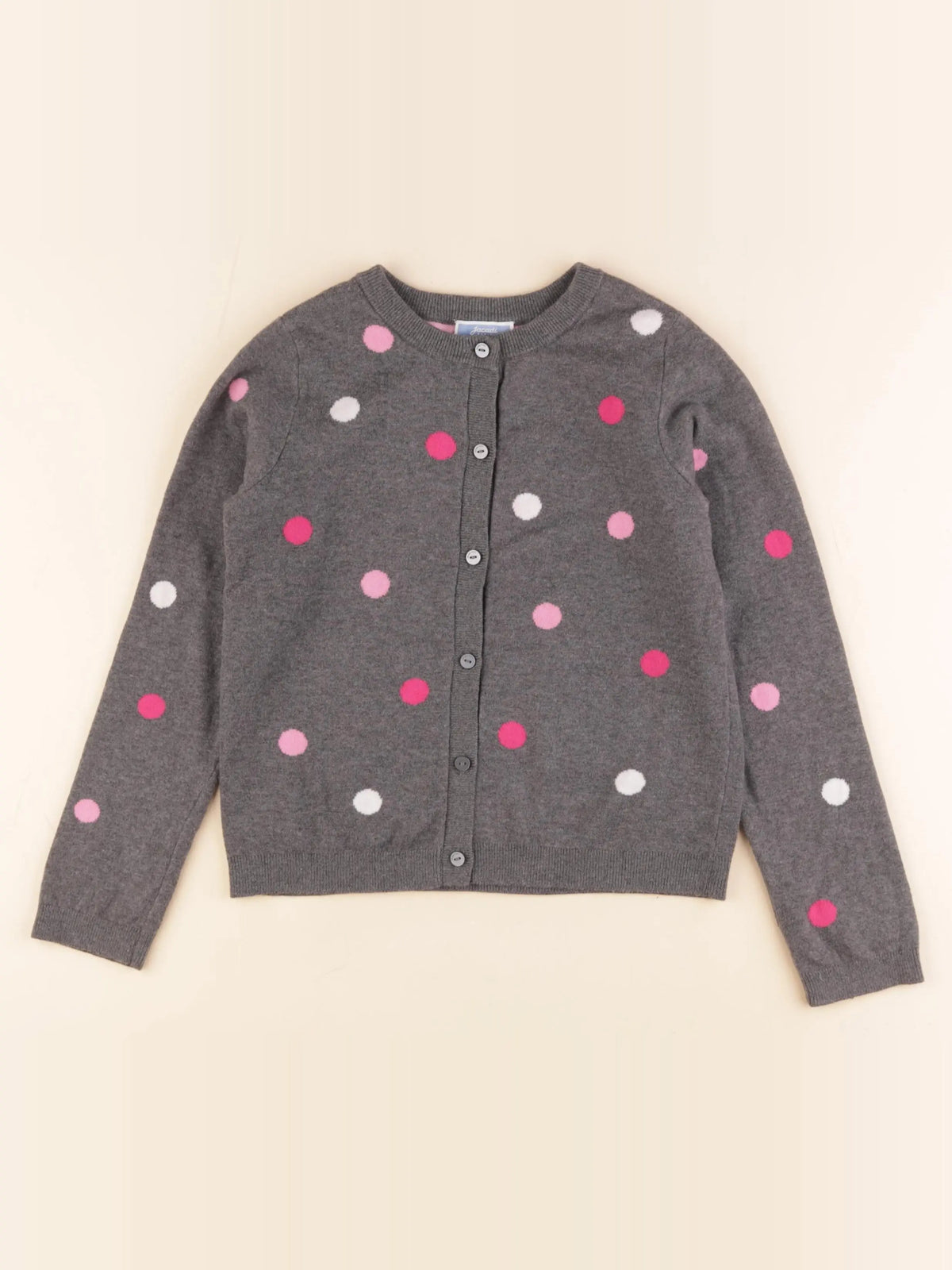 Jacadi - gilet gris - 8 ans