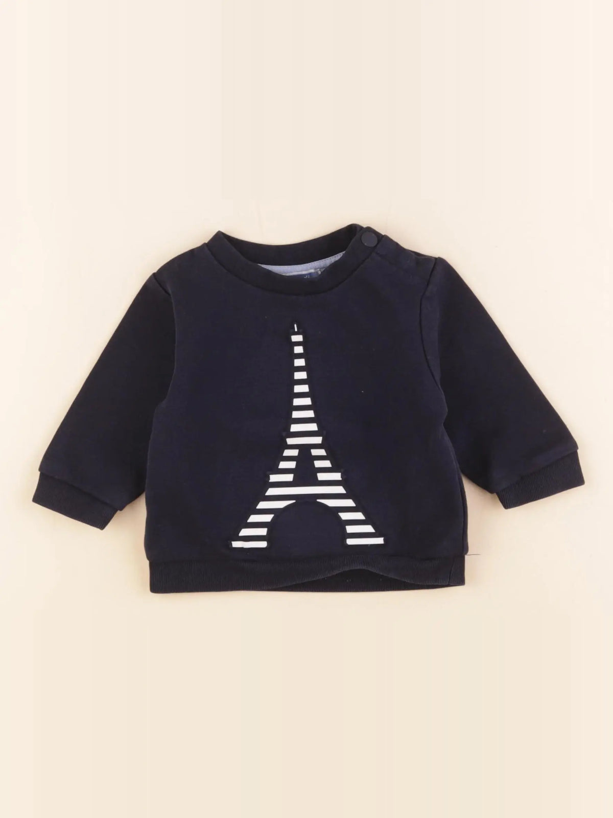Jacadi - sweat bleu - 6 mois