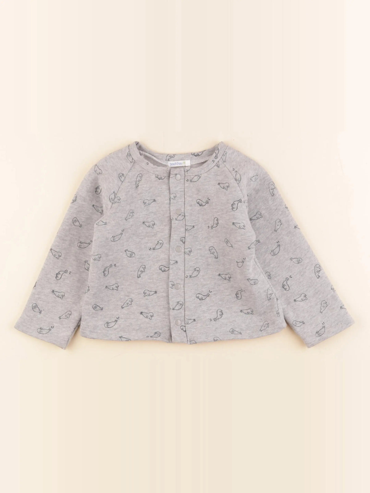 Boutchou - sweat gris - 18 mois