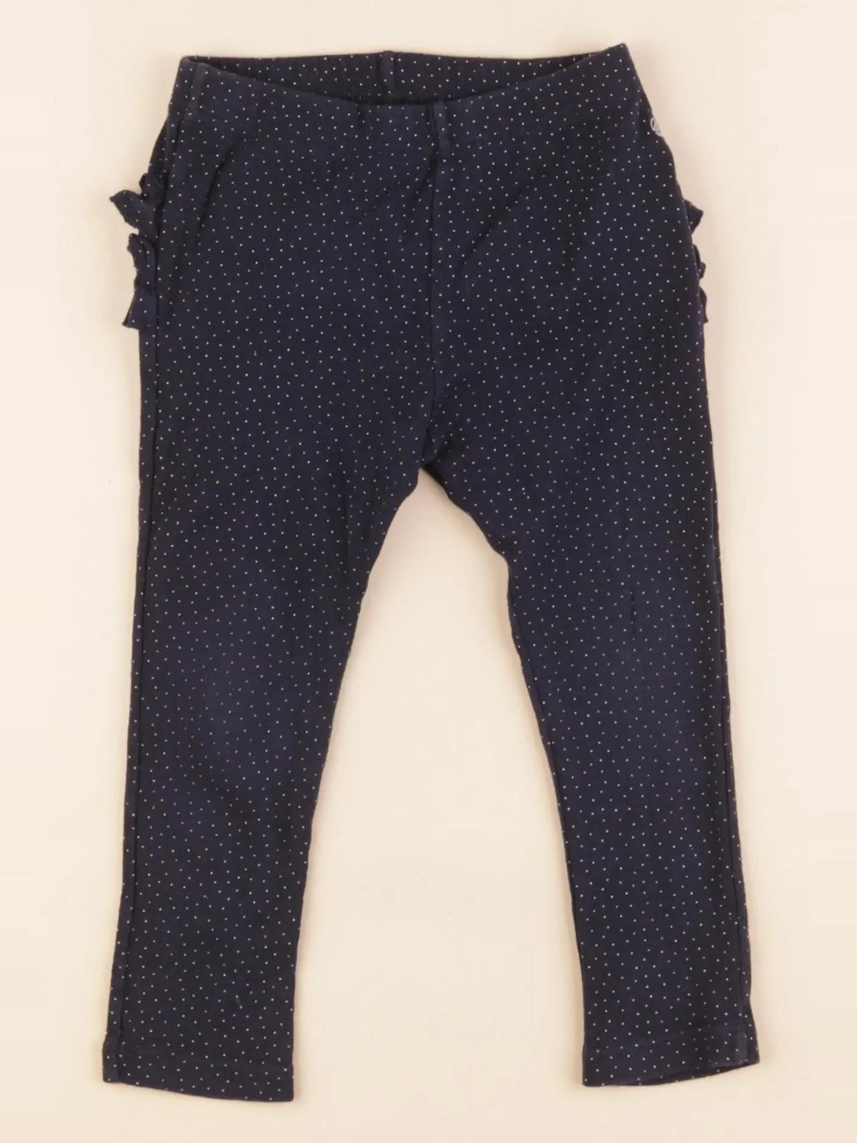 Petit Bateau - legging bleu - 24 mois