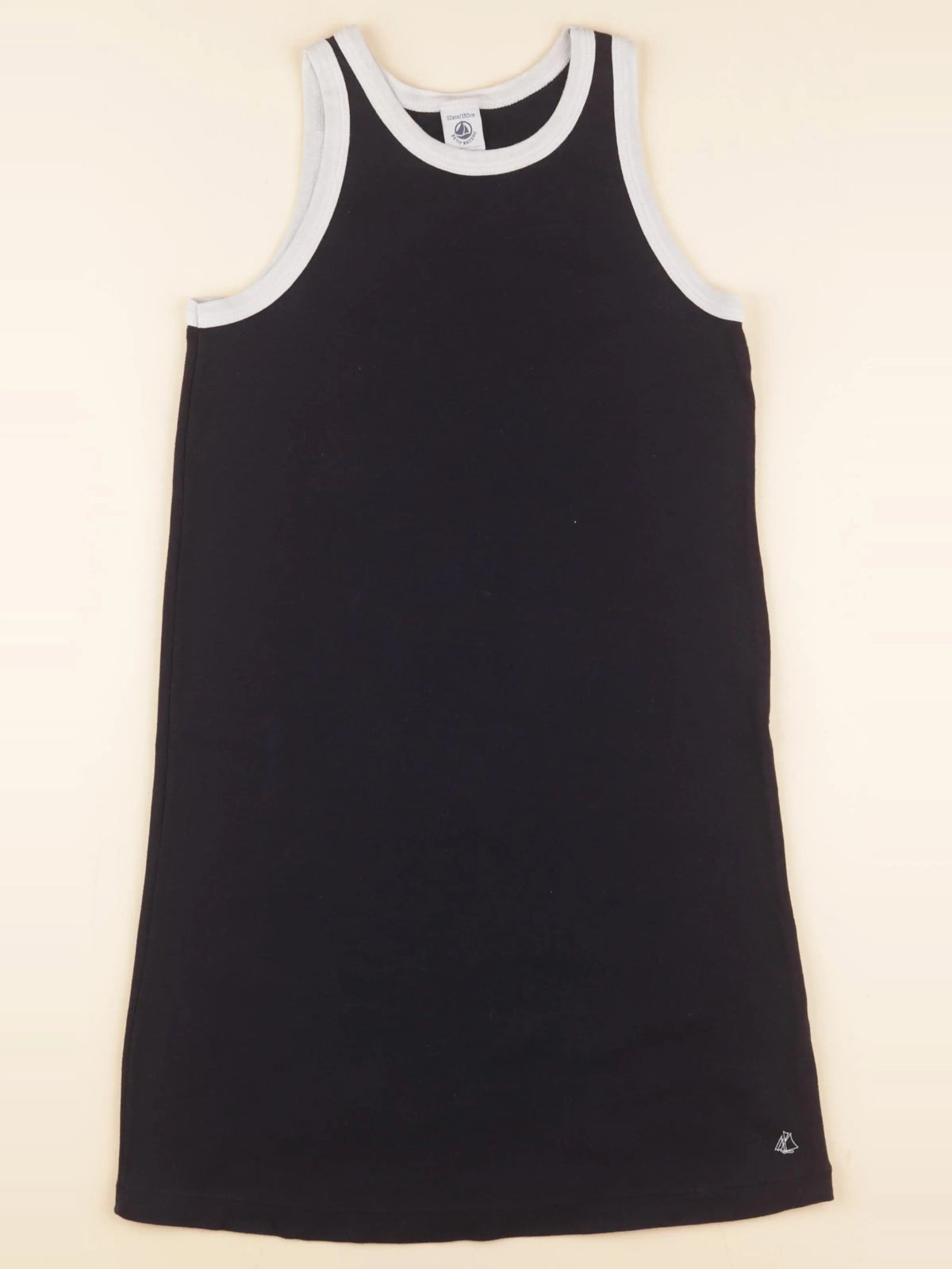 Petit Bateau - chemise de nuit coton bleu - 12 ans