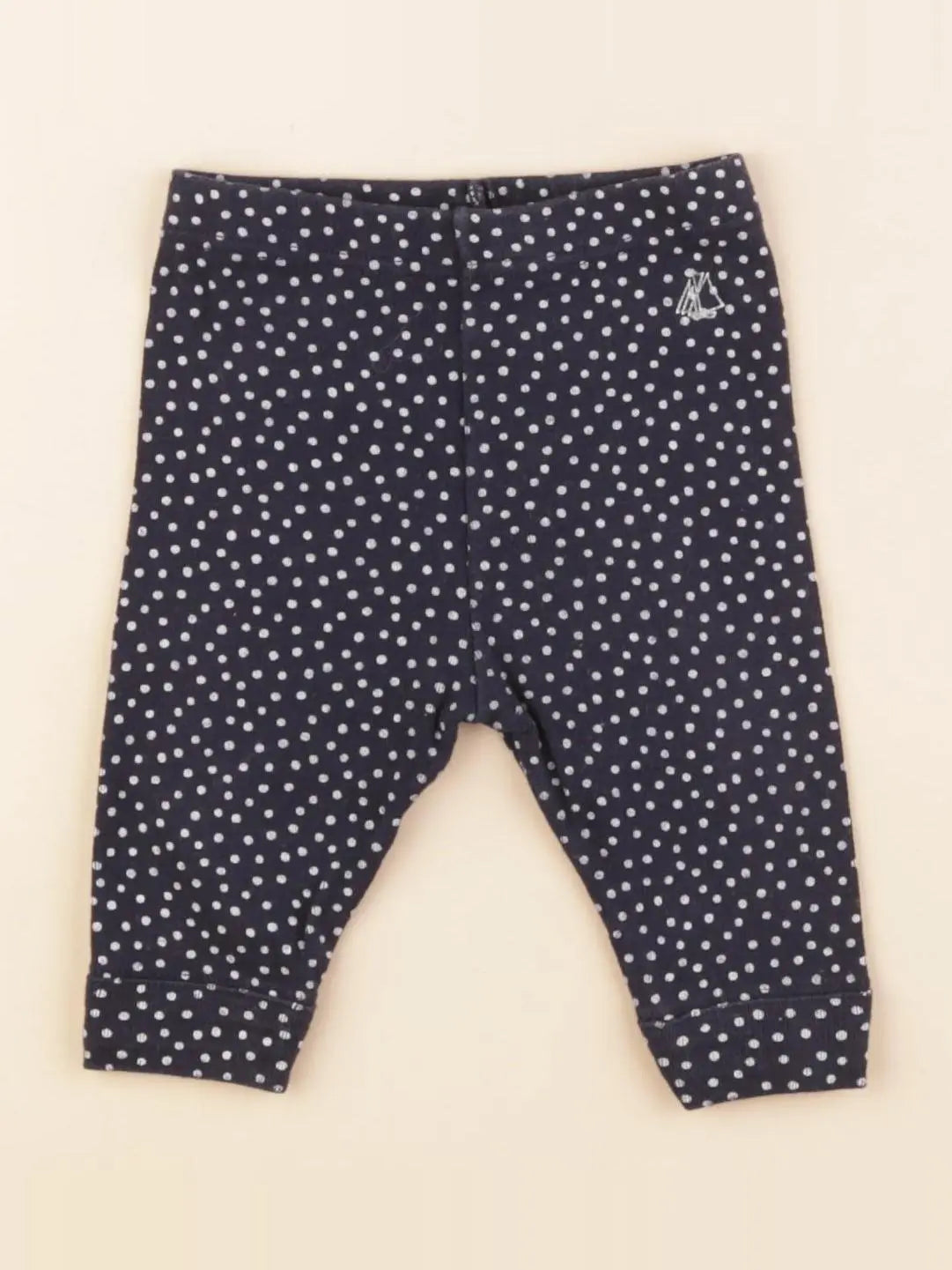 Petit Bateau - legging bleu - 3 mois