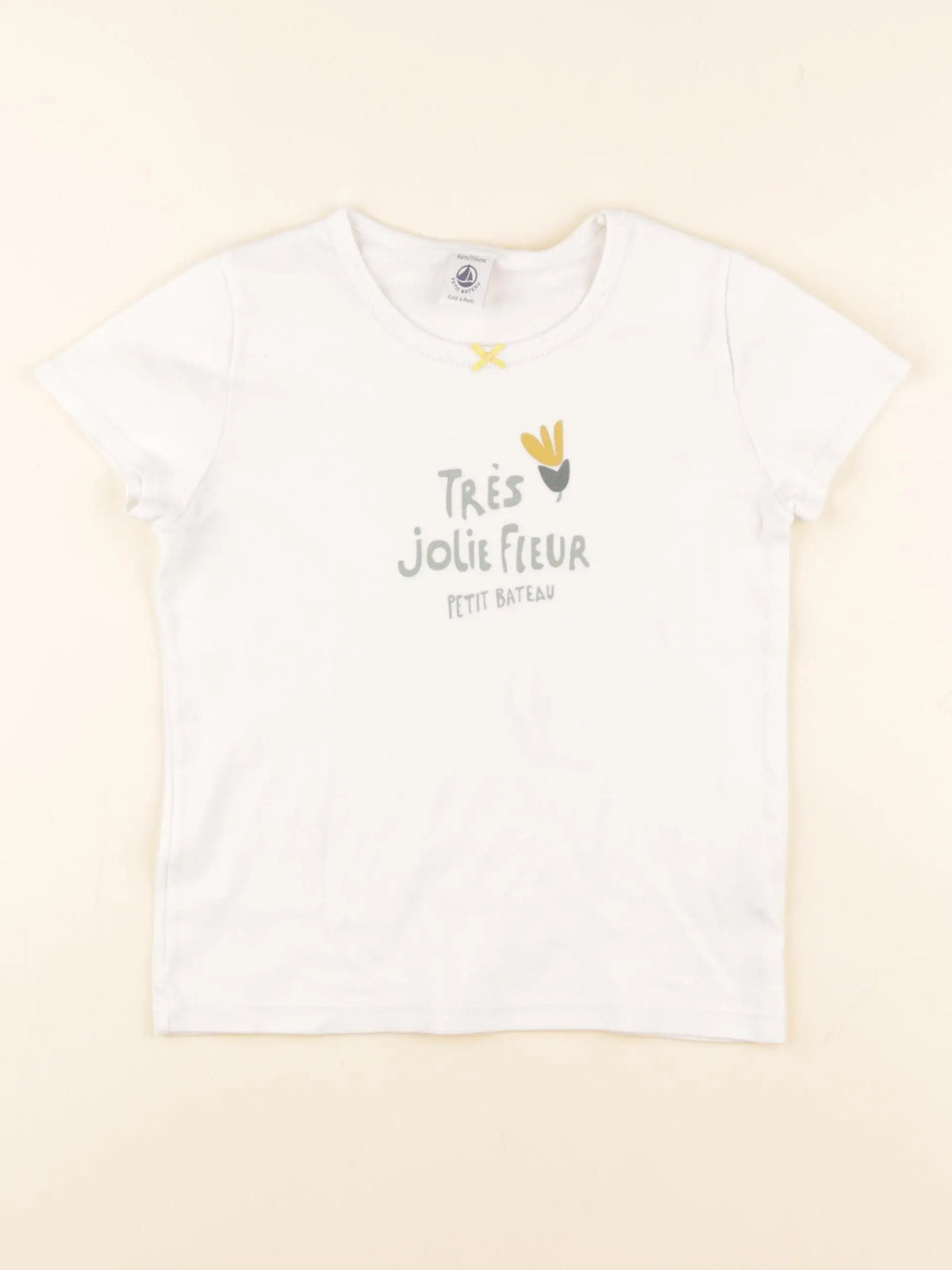Petit Bateau - maillot de corps blanc - 6 ans