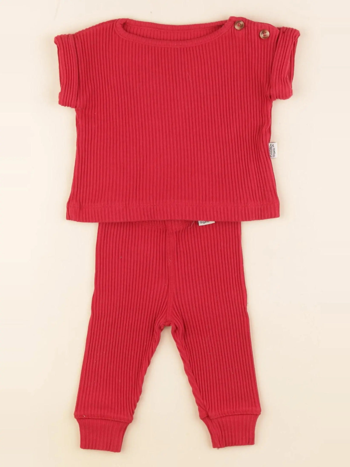 Poudre Organic - ensemble rouge - 3 mois
