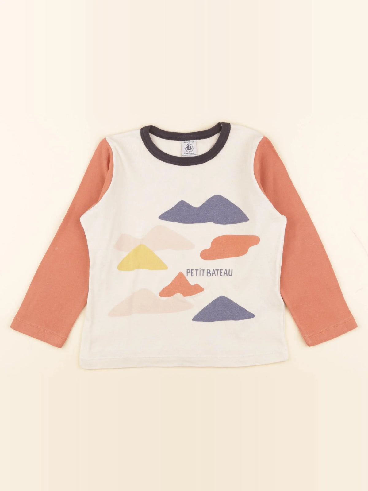 Petit Bateau - tee-shirt multicolore - 4 ans