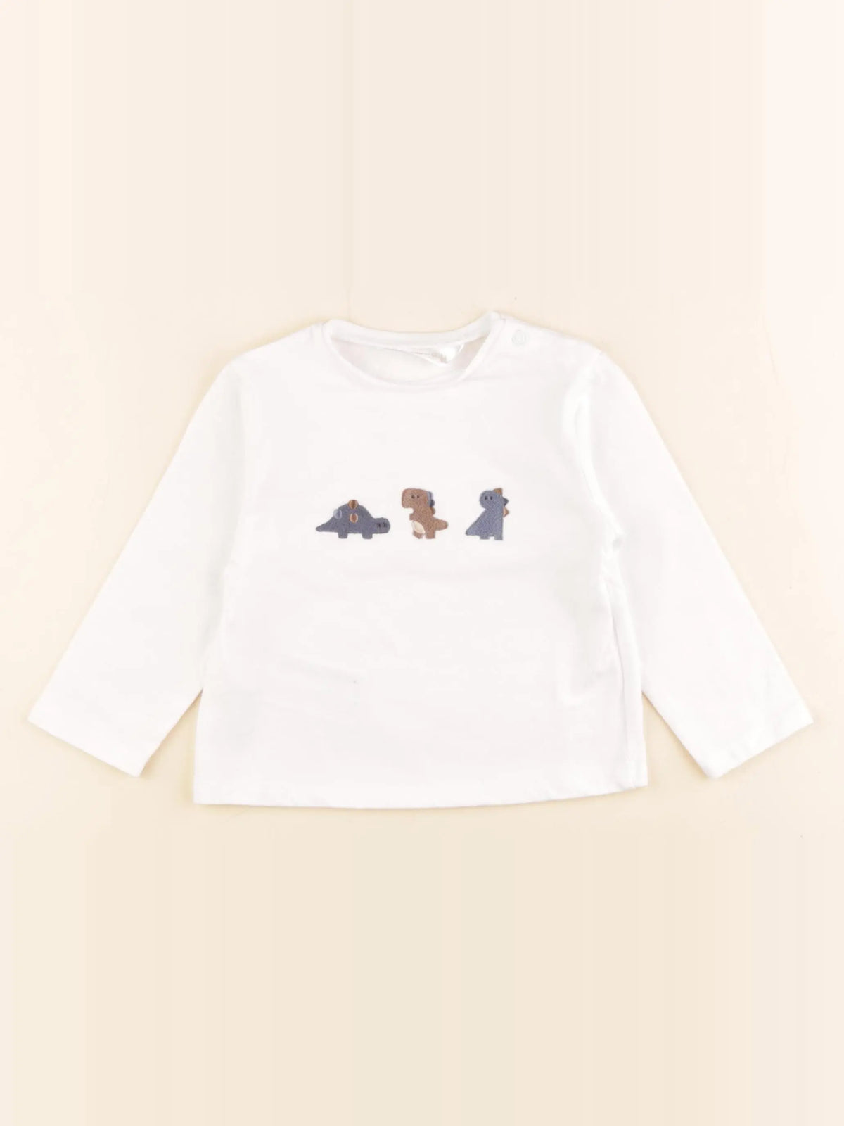 Mayoral - tee-shirt blanc - 12 mois