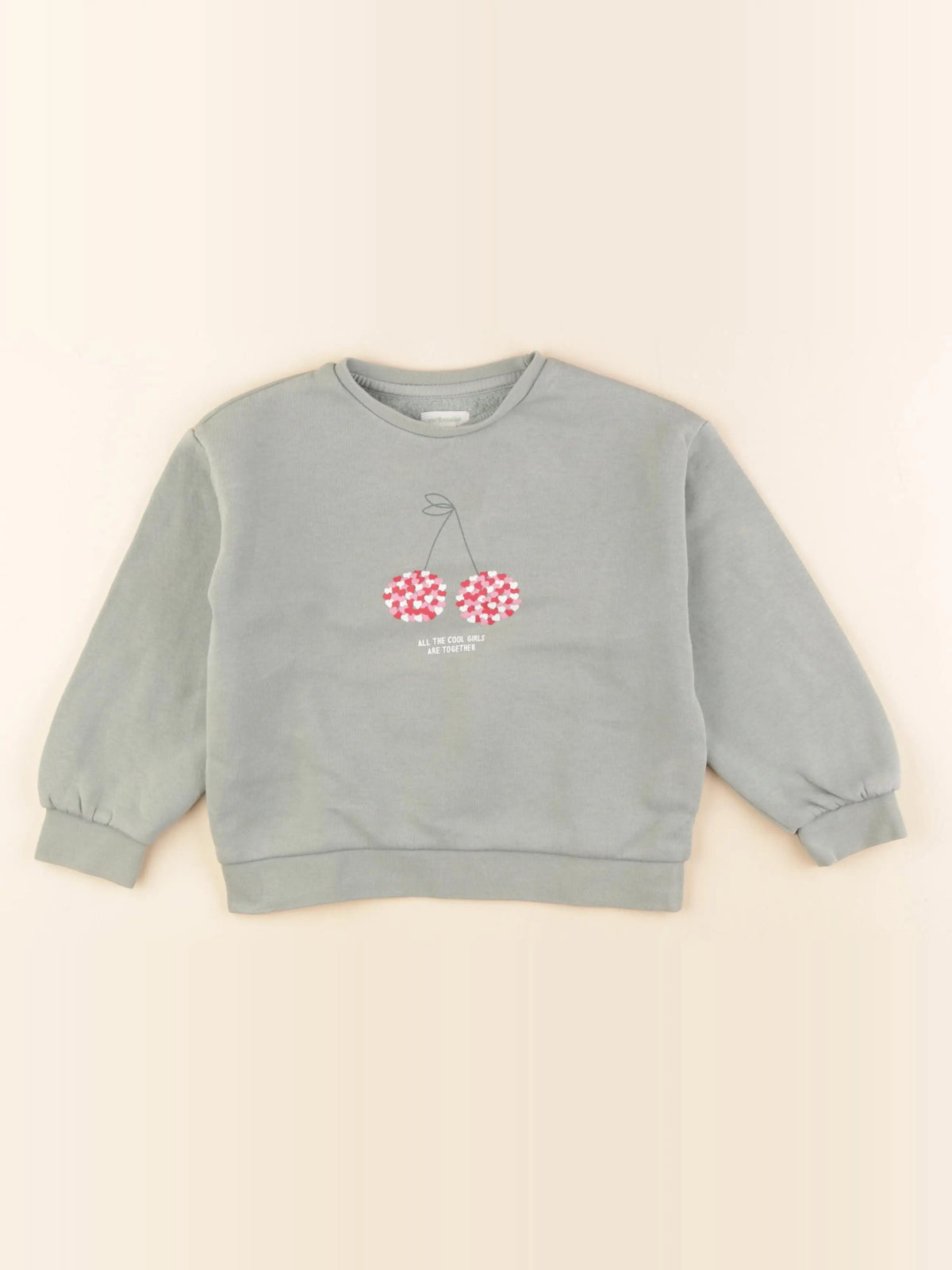 Vertbaudet - sweat vert - 6 ans