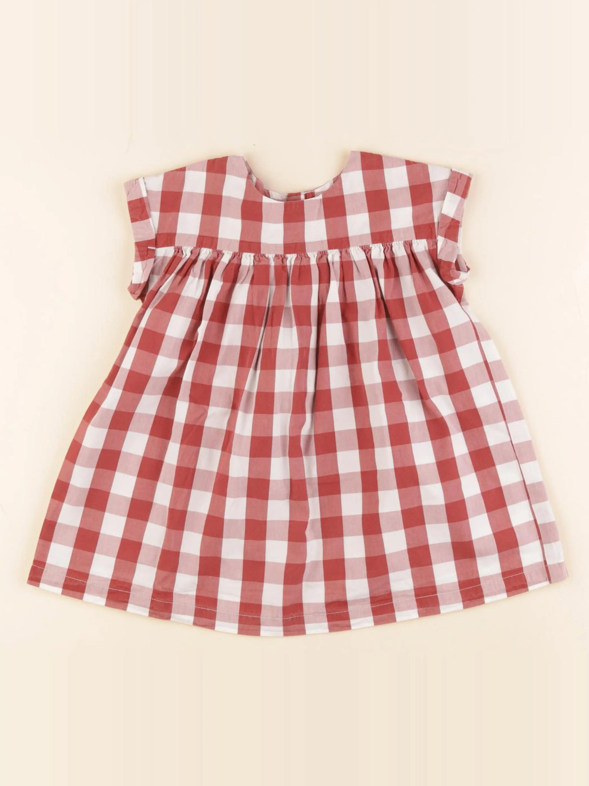Petit Bateau - robe rouge - 18 mois