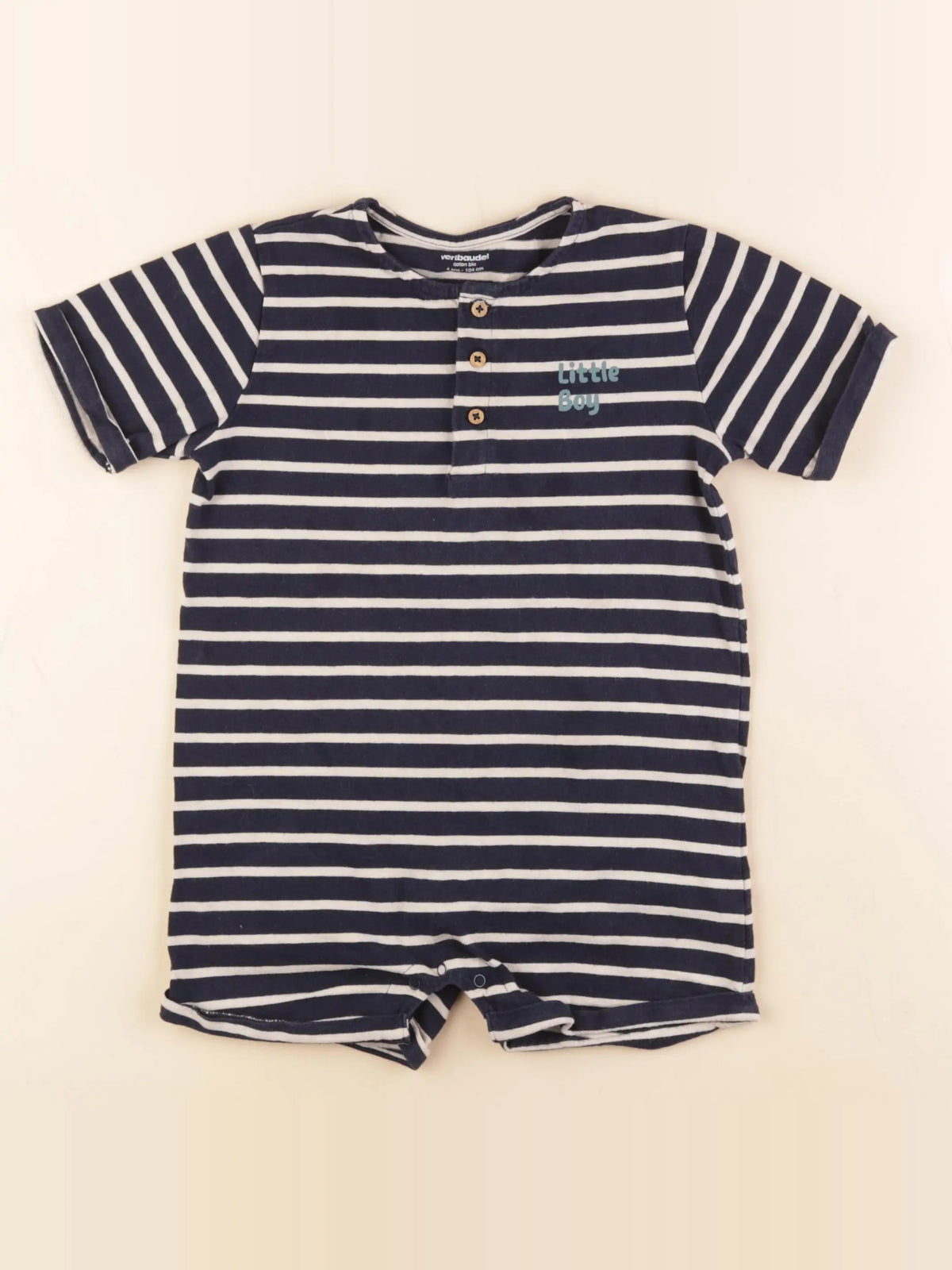 Vertbaudet - combinaison bleu - 4 ans
