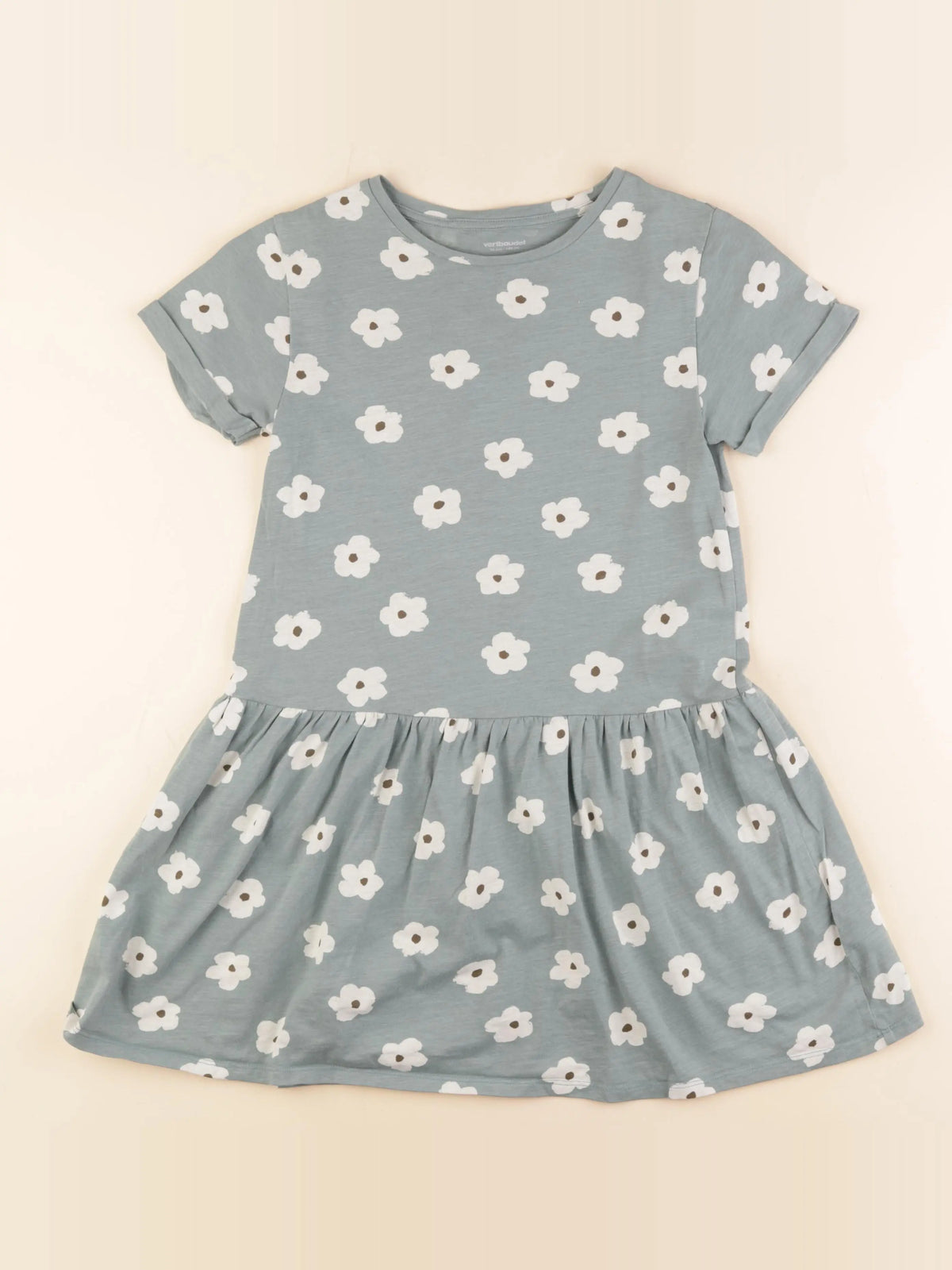 Vertbaudet - robe vert - 10 ans