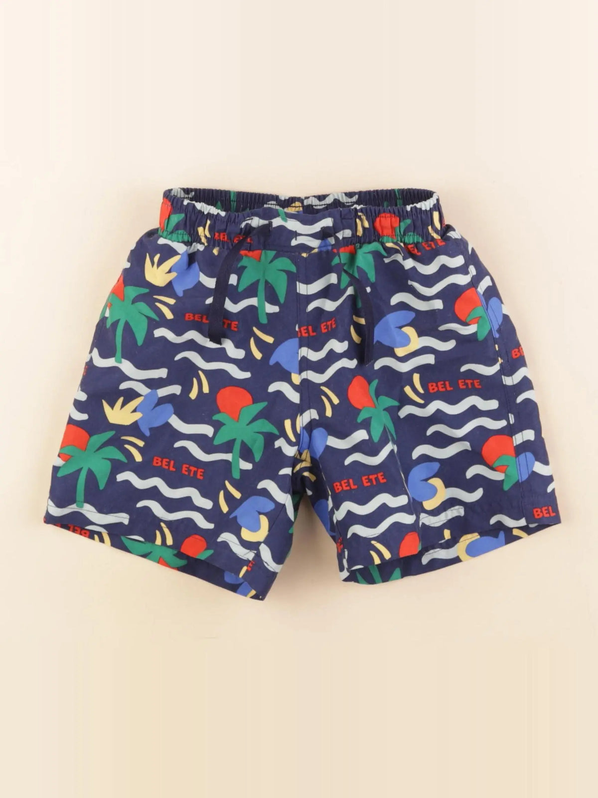 Petit Bateau - maillot de bain bleu - 4 ans